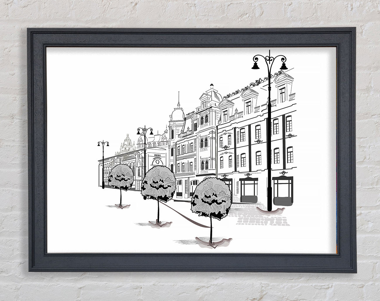 City Streets 7 Framed Wall Art