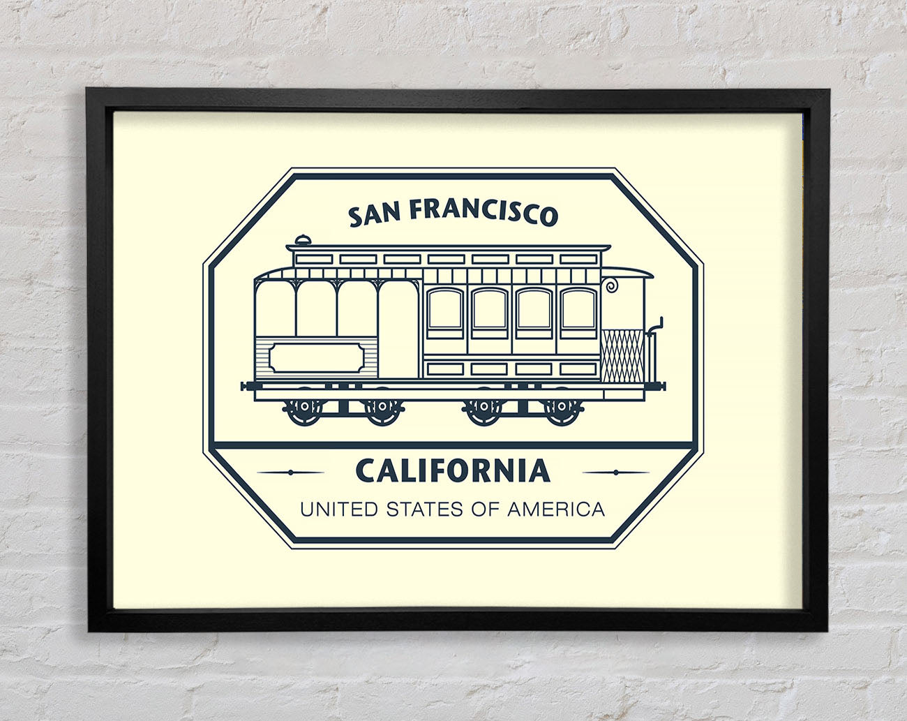 Cable Car 4 Framed Wall Art