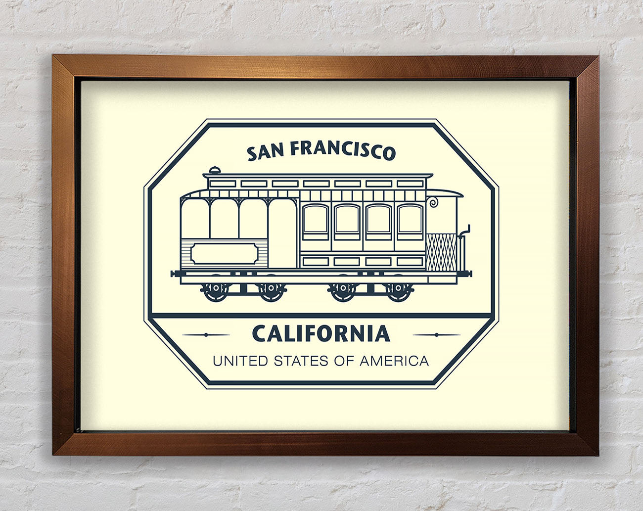 Cable Car 4 Framed Wall Art