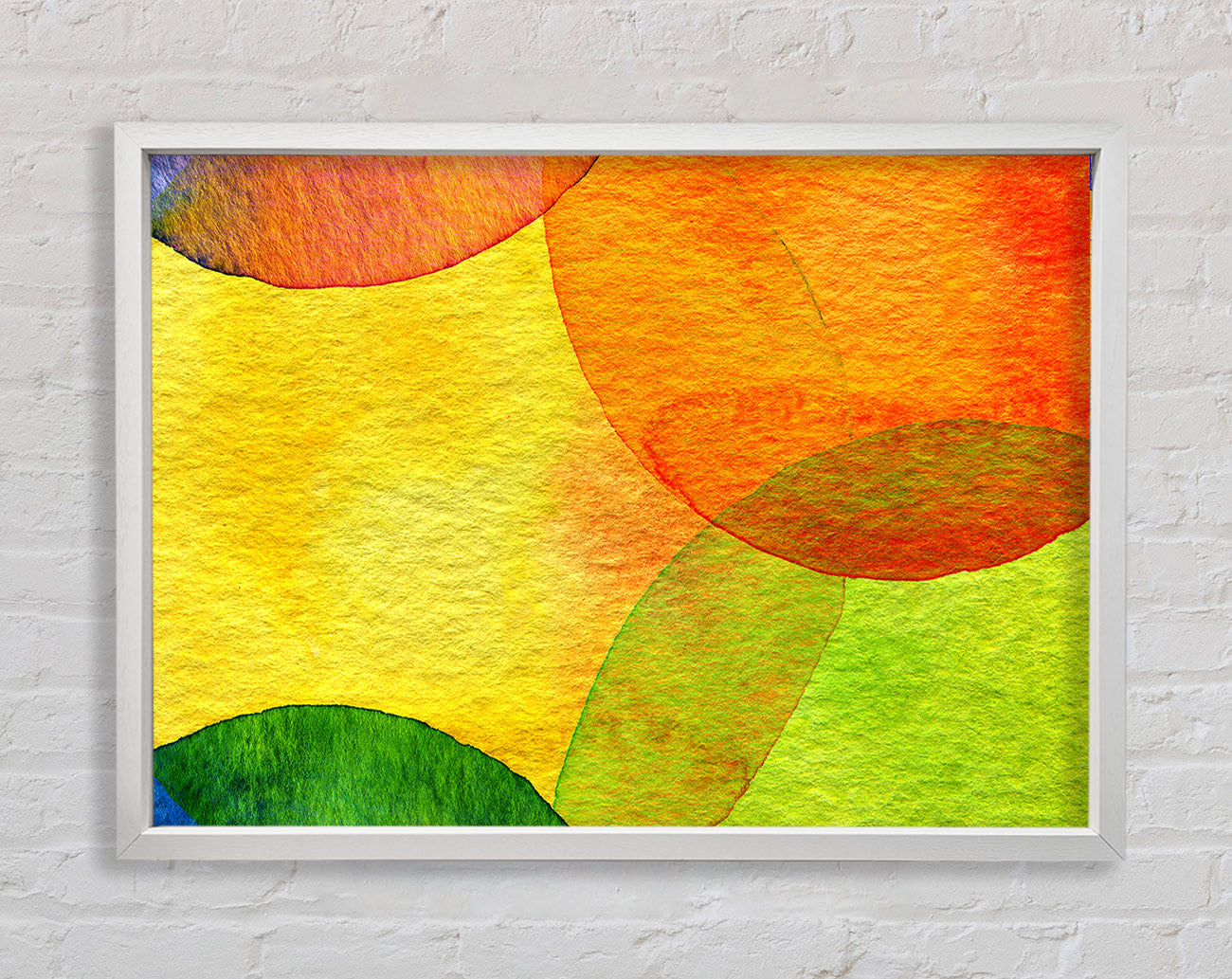 Bubble Sun Framed Wall Art
