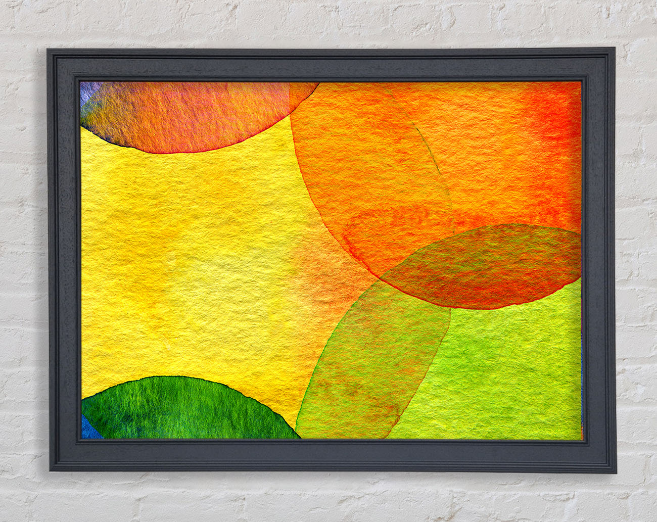 Bubble Sun Framed Wall Art