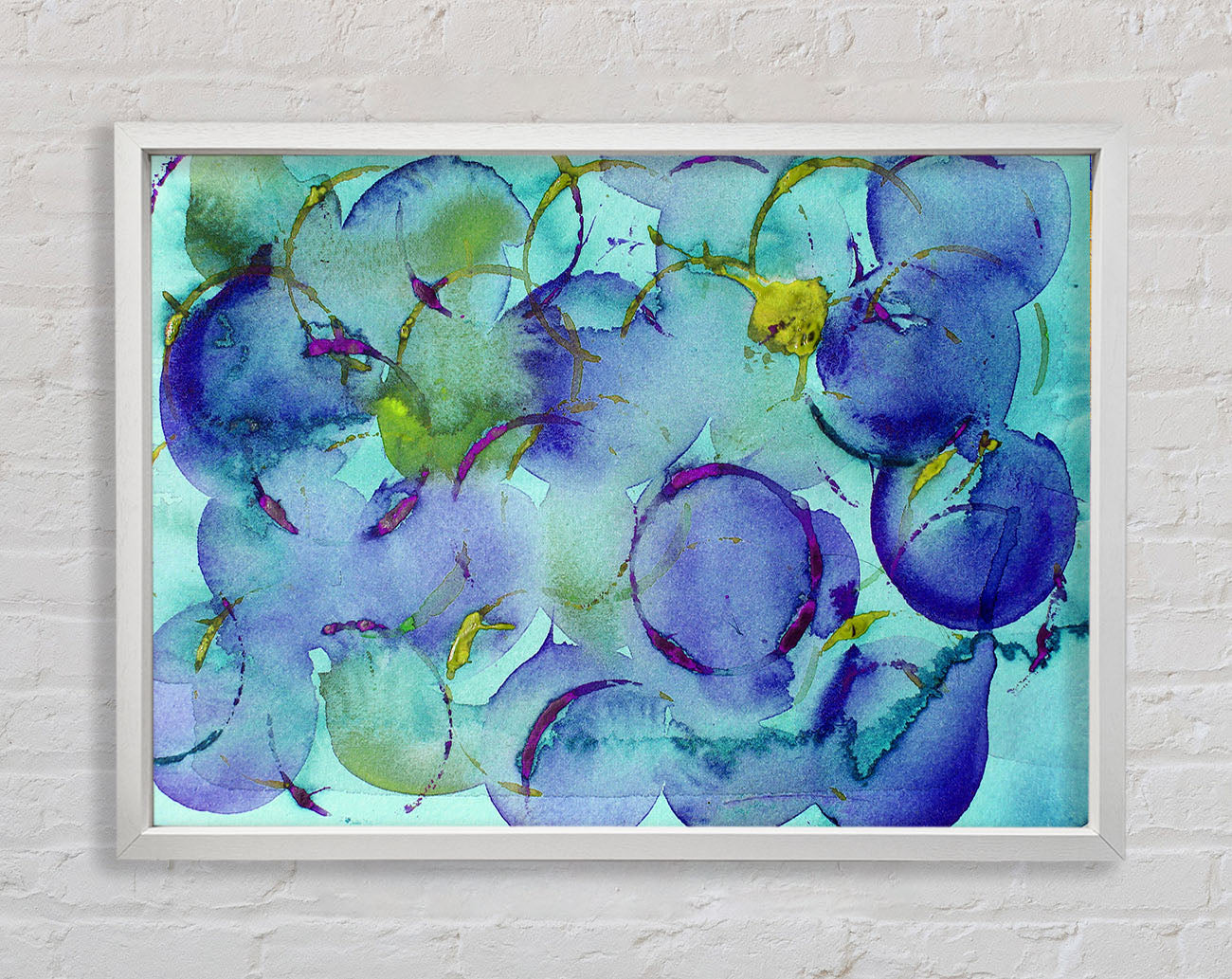 Blueberry Madness Framed Wall Art