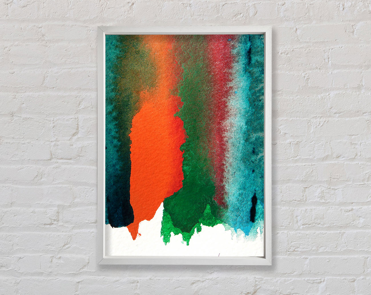 Colourful Forest Framed Wall Art