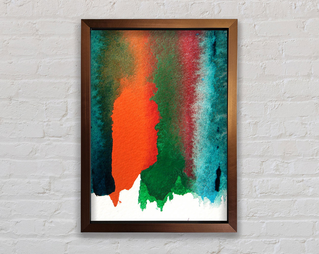 Colourful Forest Framed Wall Art
