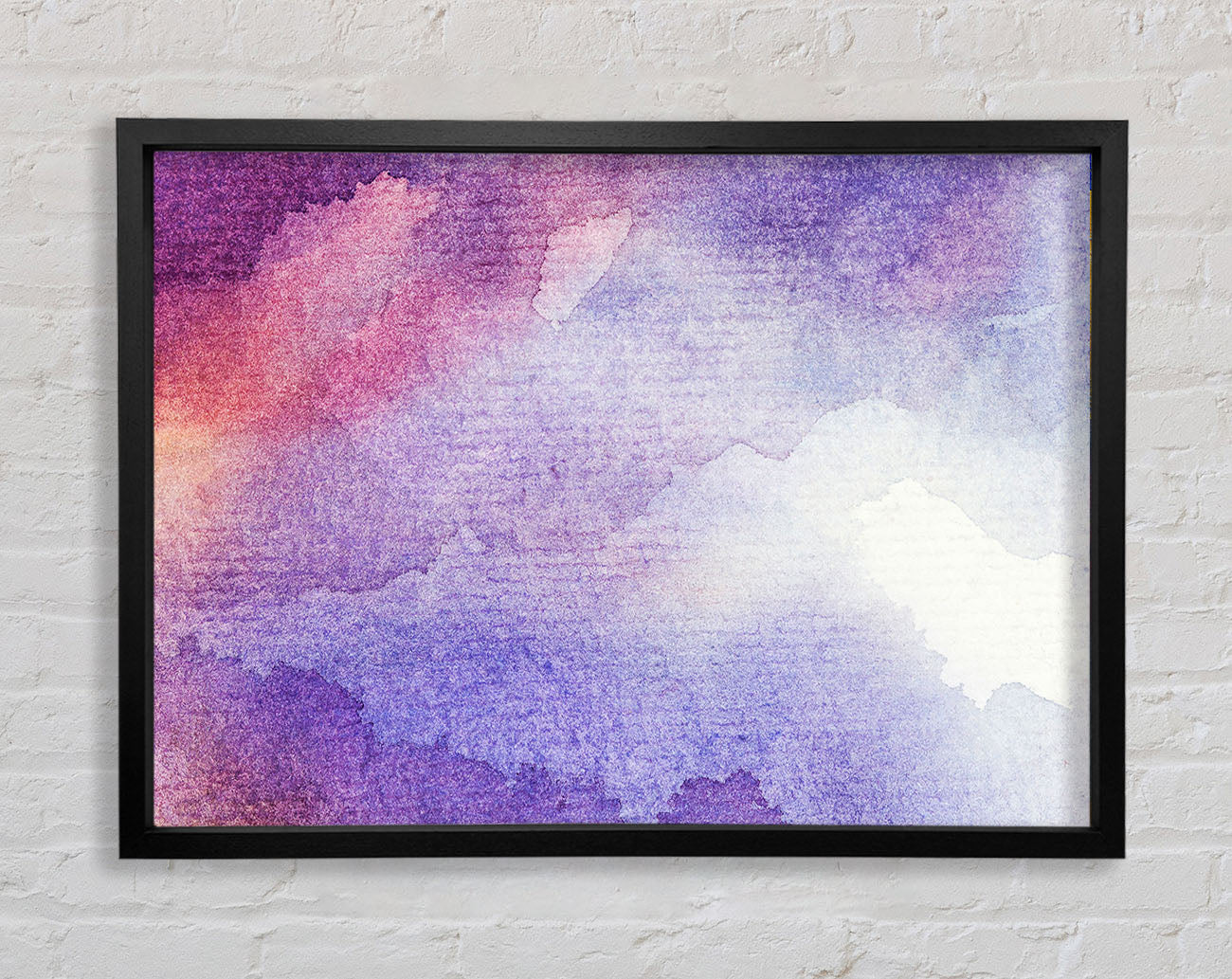 As The Clouds Break Framed Wall Art