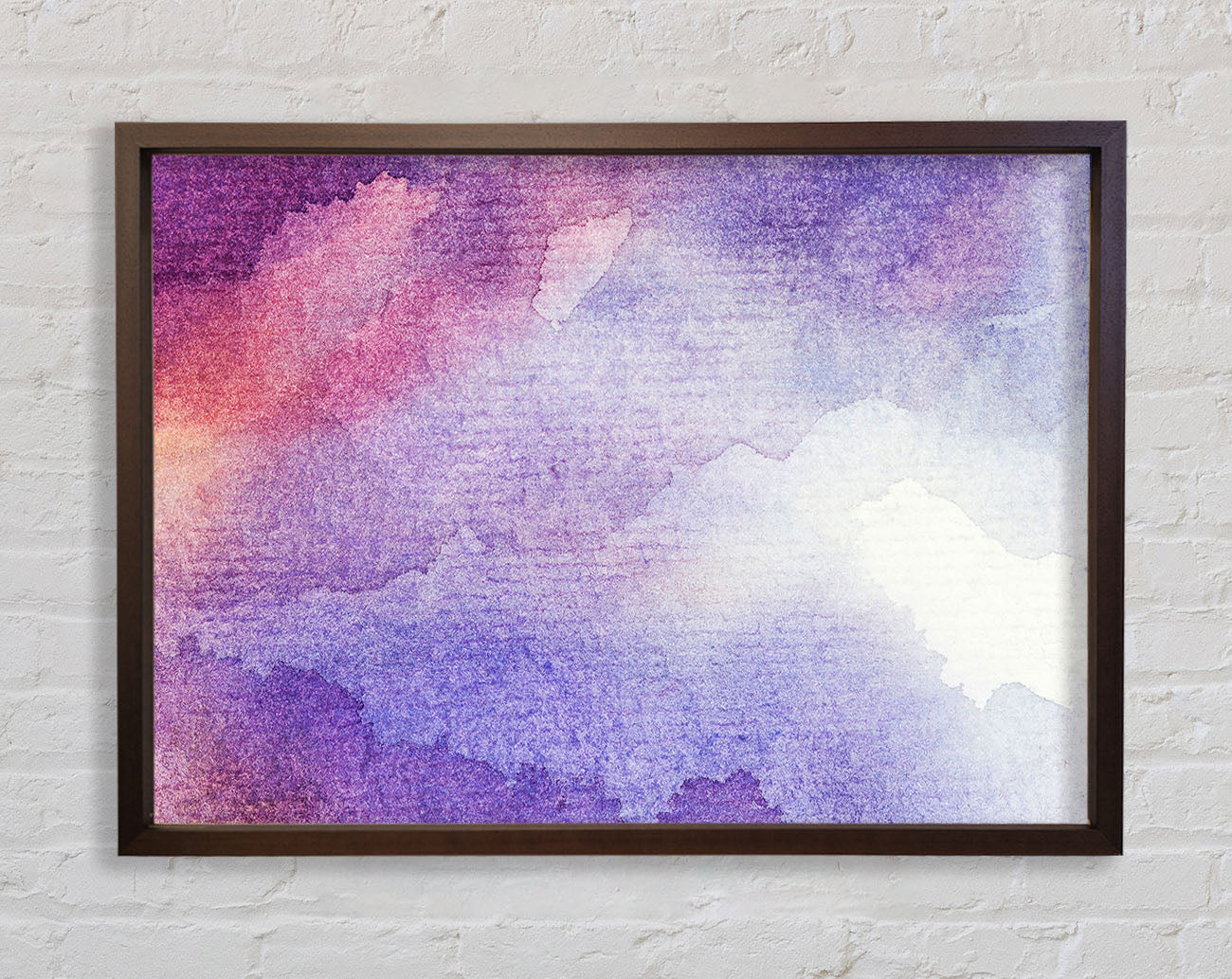As The Clouds Break Framed Wall Art