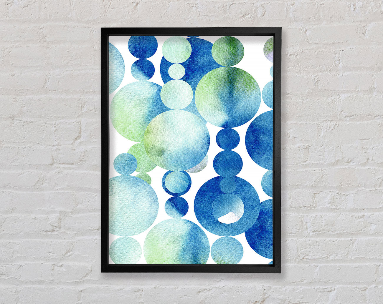 Crystal Blues Framed Wall Art