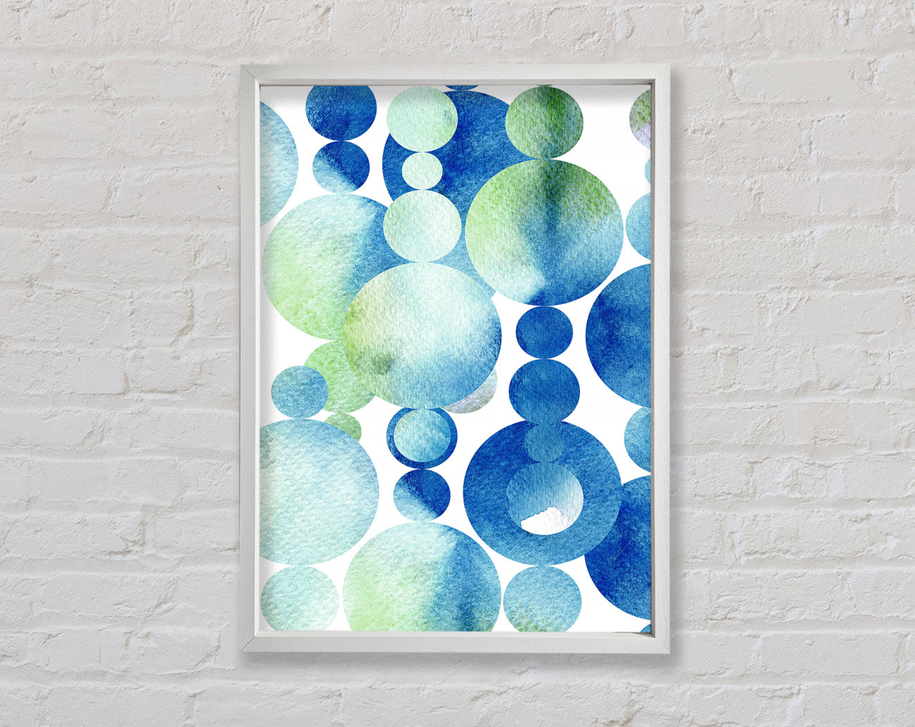 Crystal Blues Framed Wall Art