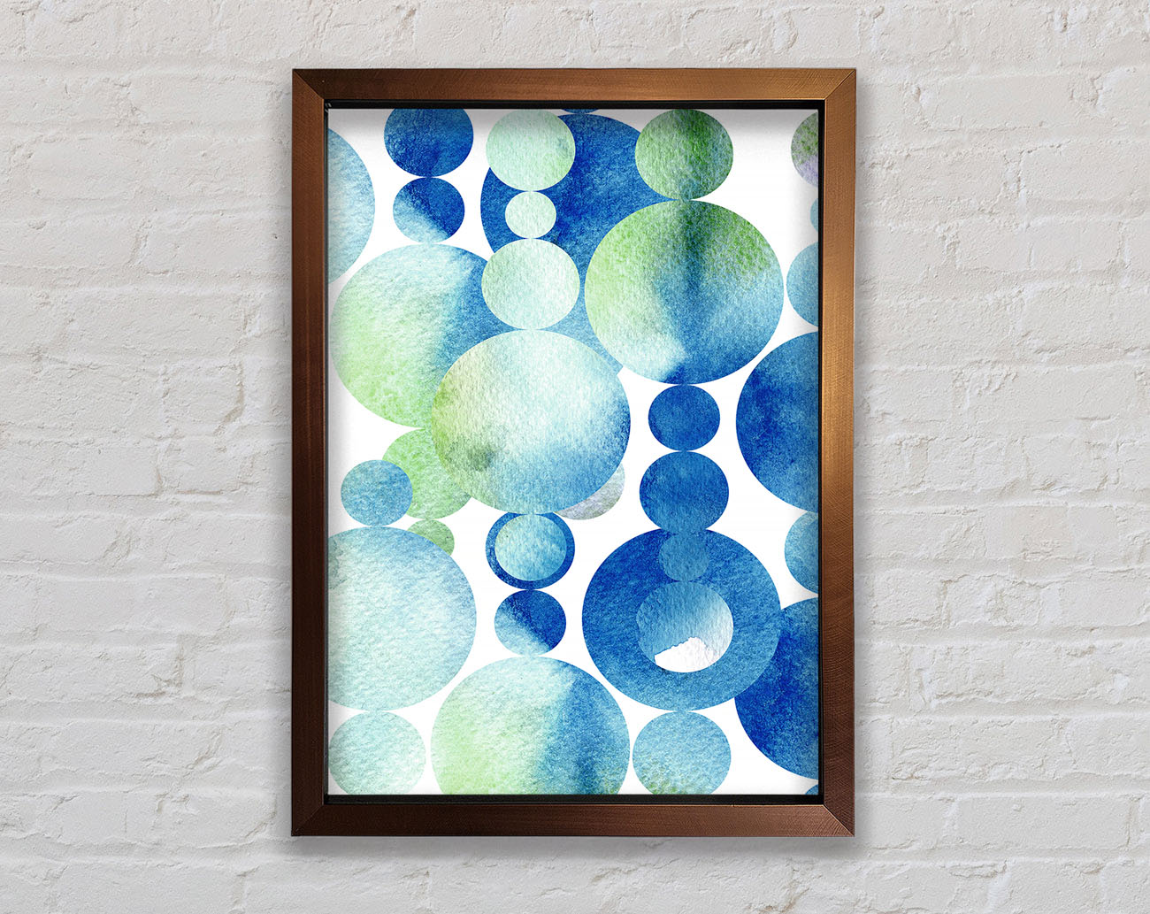 Crystal Blues Framed Wall Art