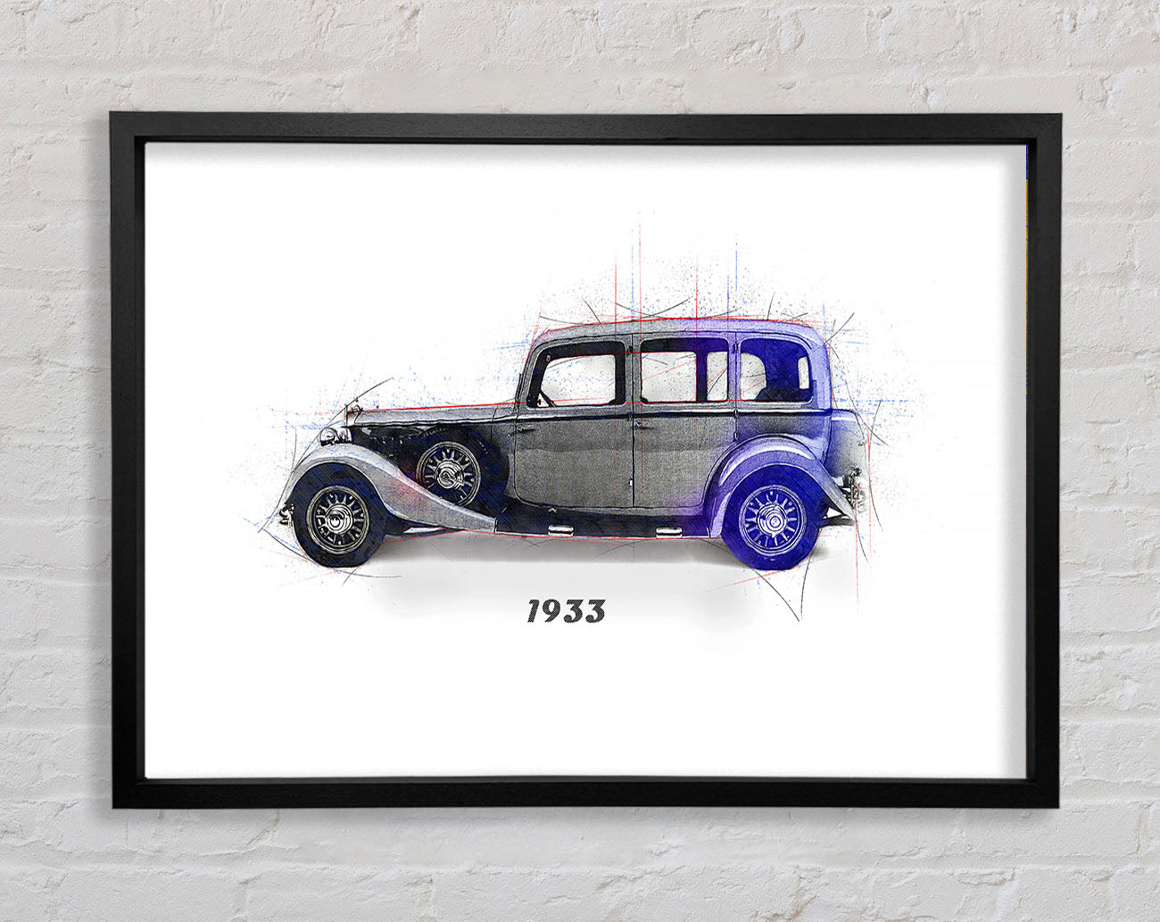 British Classic 9 Framed Wall Art