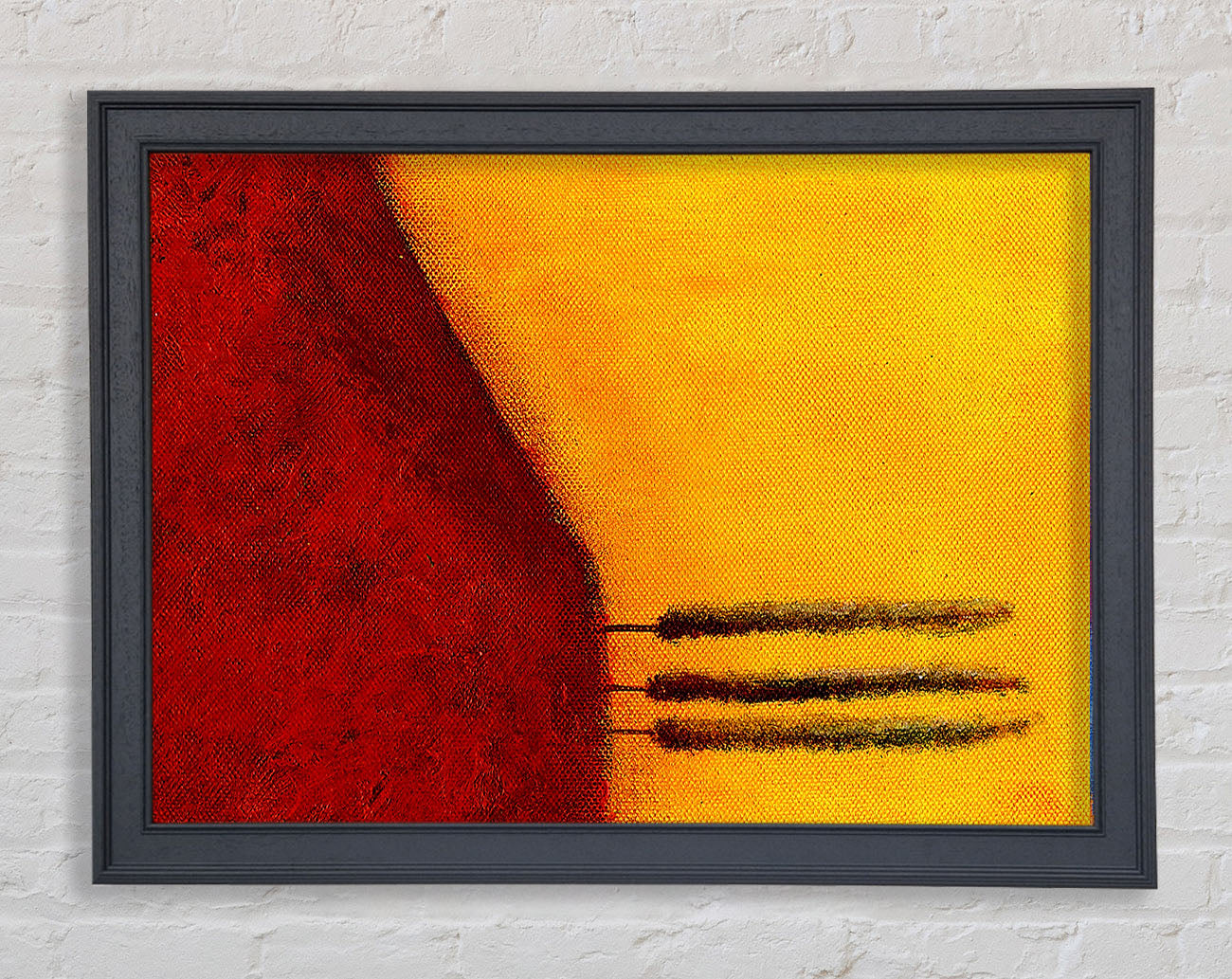 Carrot Tree Sun Framed Wall Art