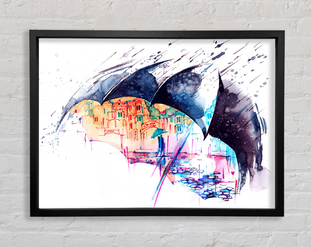 City Life Framed Wall Art