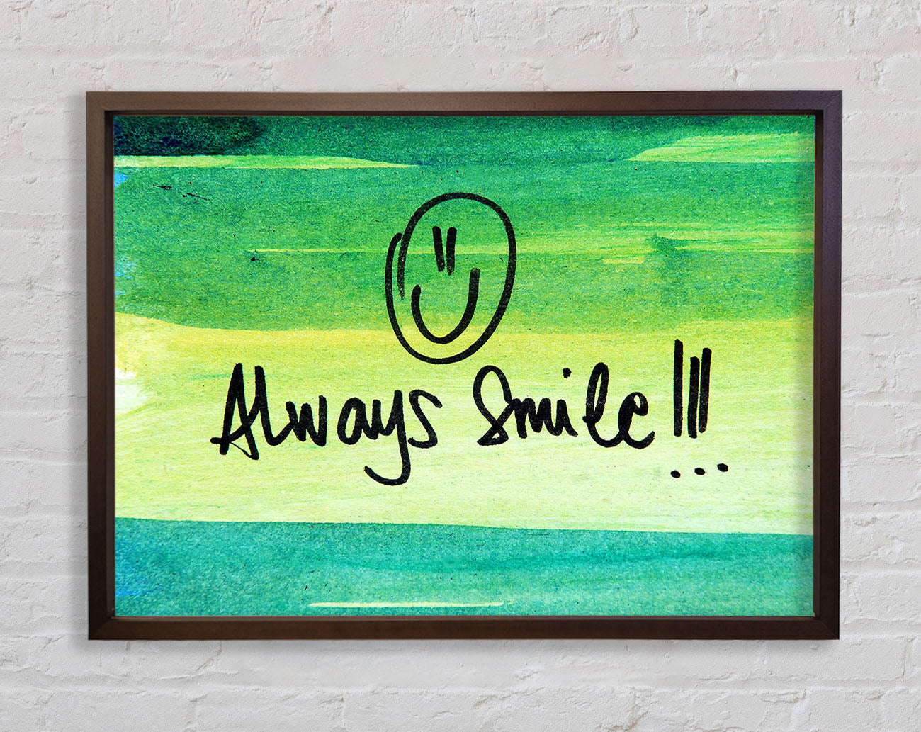 Always Smile Framed Wall Art