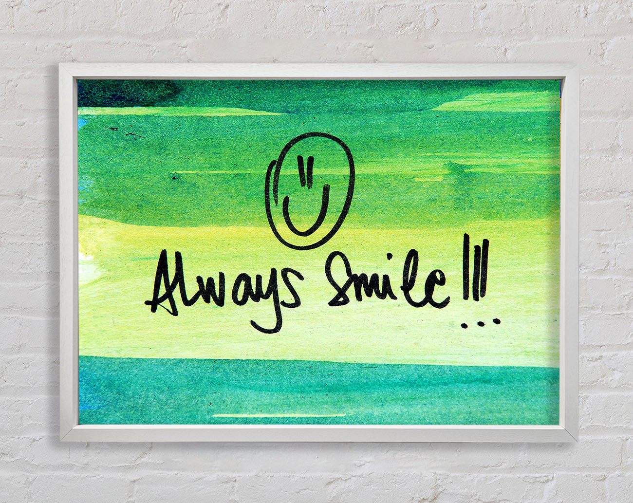 Always Smile Framed Wall Art