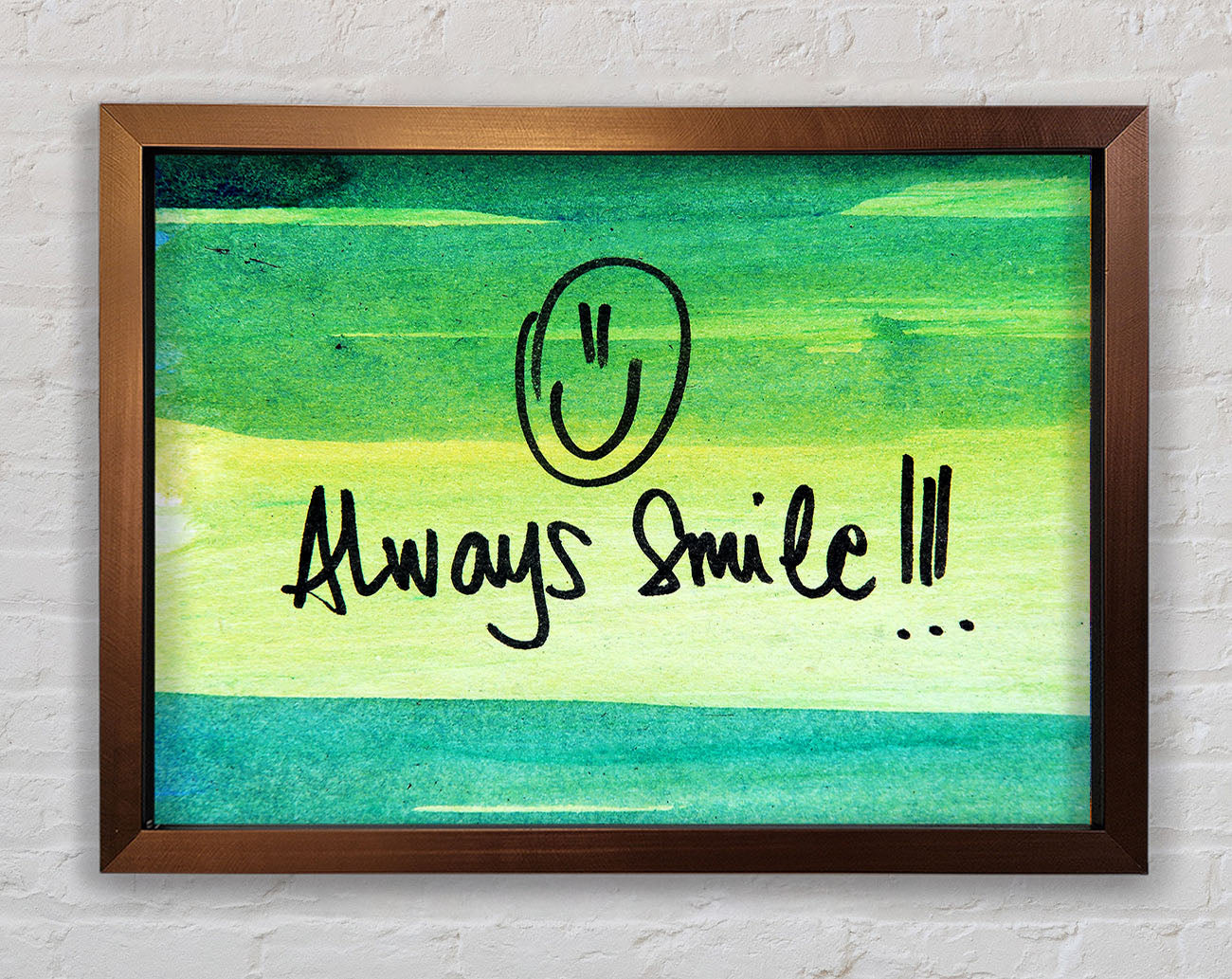 Always Smile Framed Wall Art