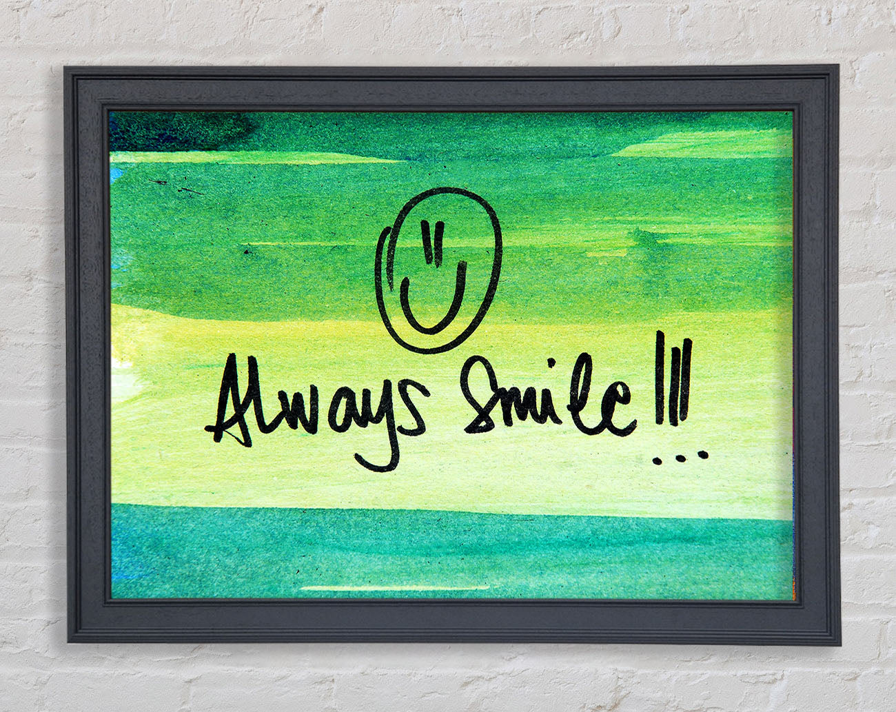Always Smile Framed Wall Art