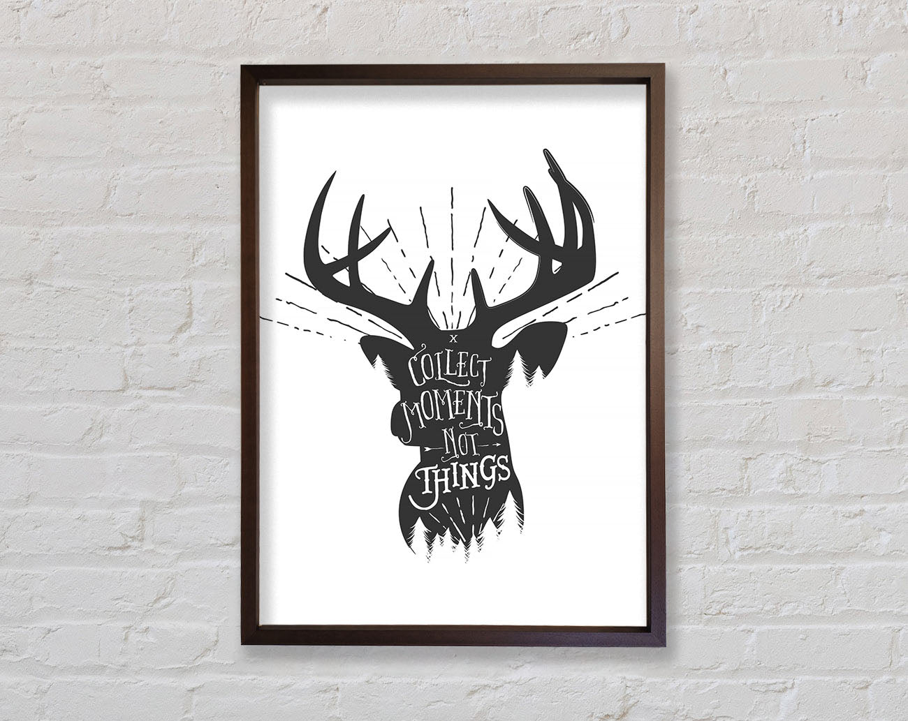 Collect Moments Not Things 2 Framed Wall Art