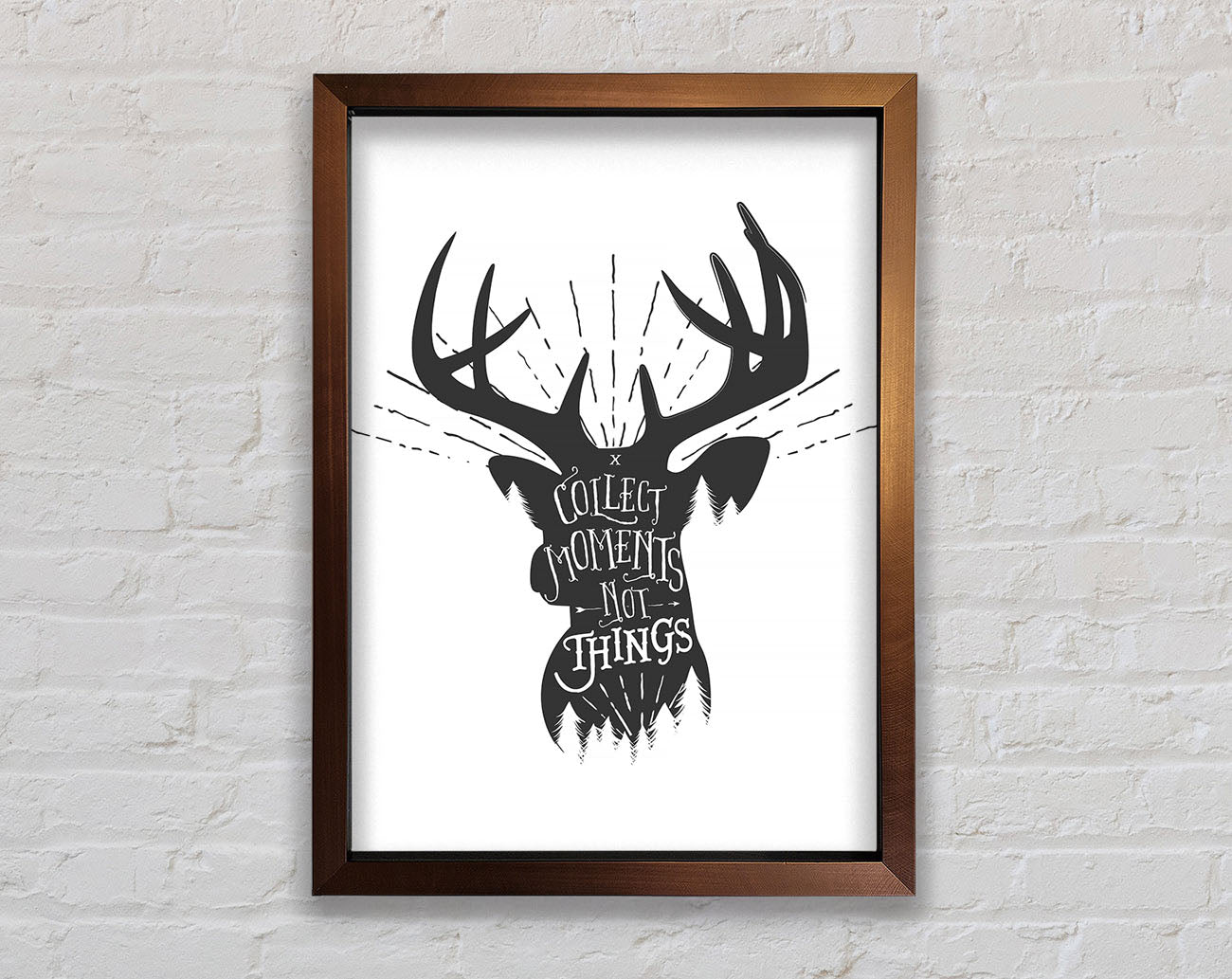 Collect Moments Not Things 2 Framed Wall Art