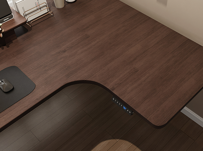 Smart Electric Standing Office Desk, Computer Corner Desk