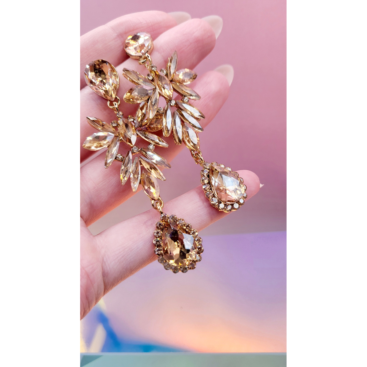 Fashionista Crystal Drop and Dangle Earrings