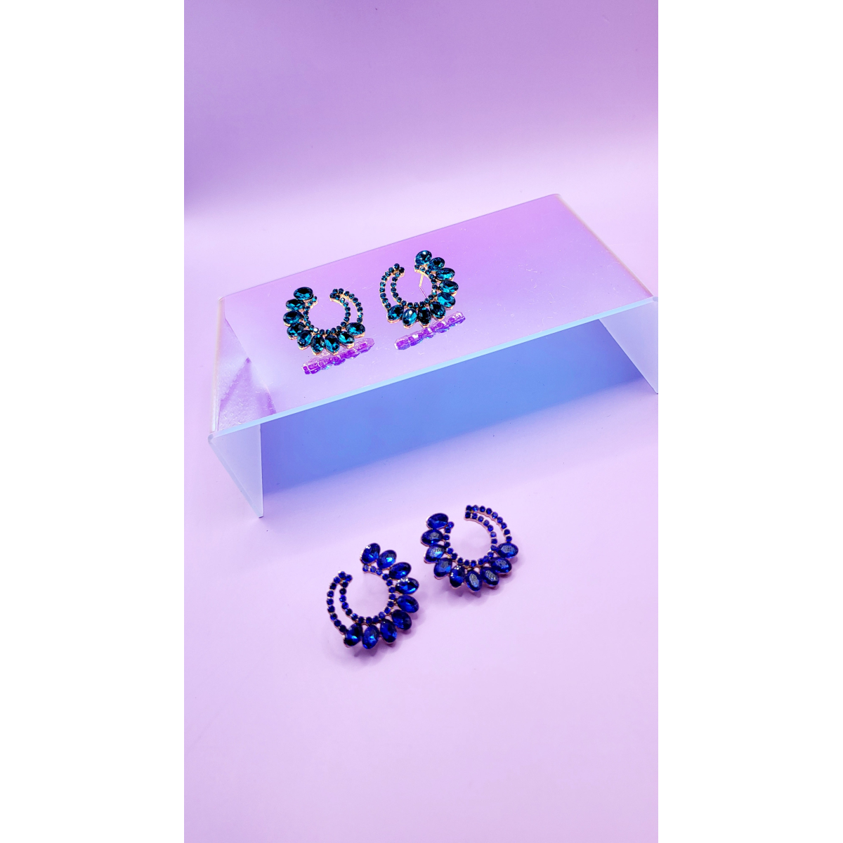 Shine Crystal Stud Earrings