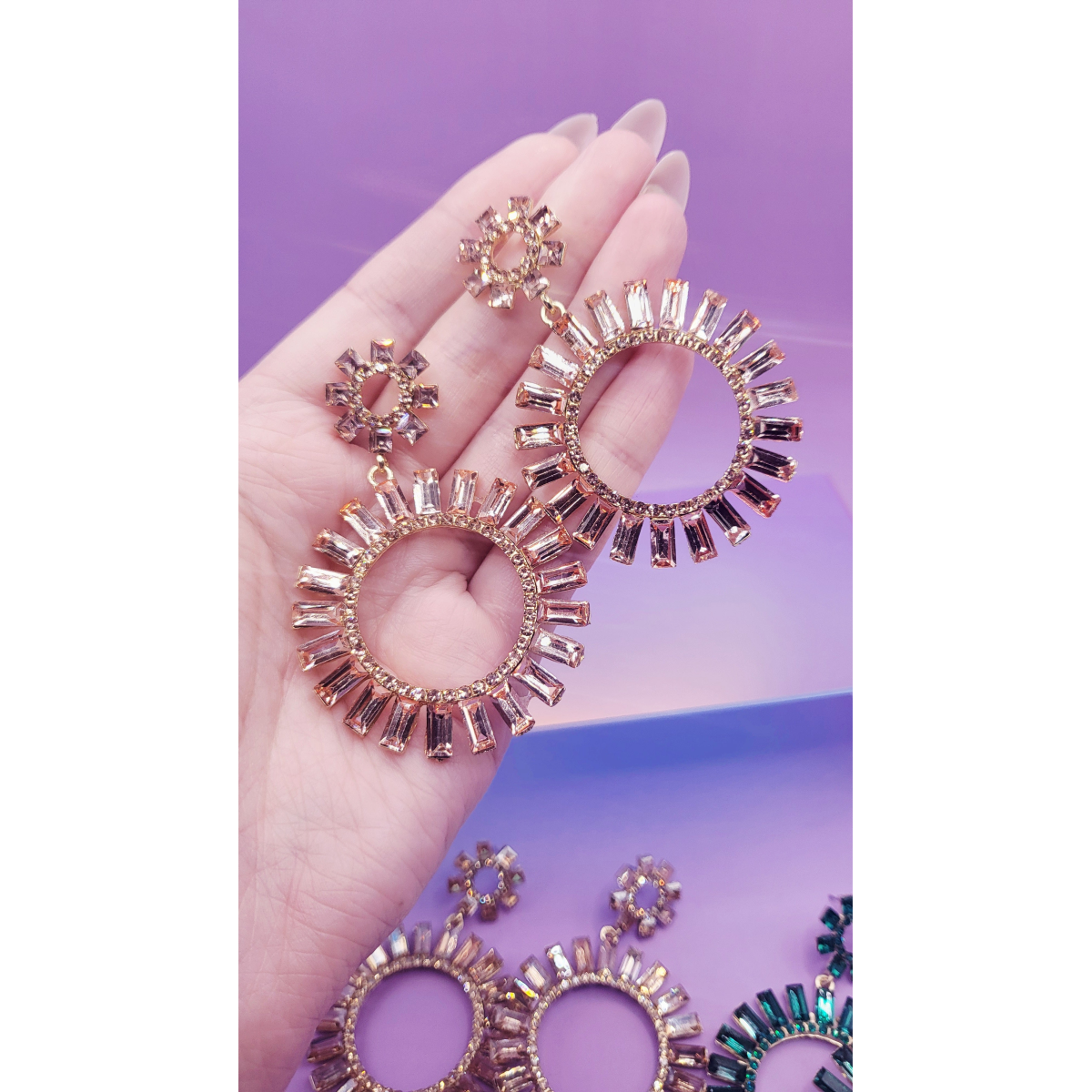 Dream Crystal Drop and Dangle Earrings