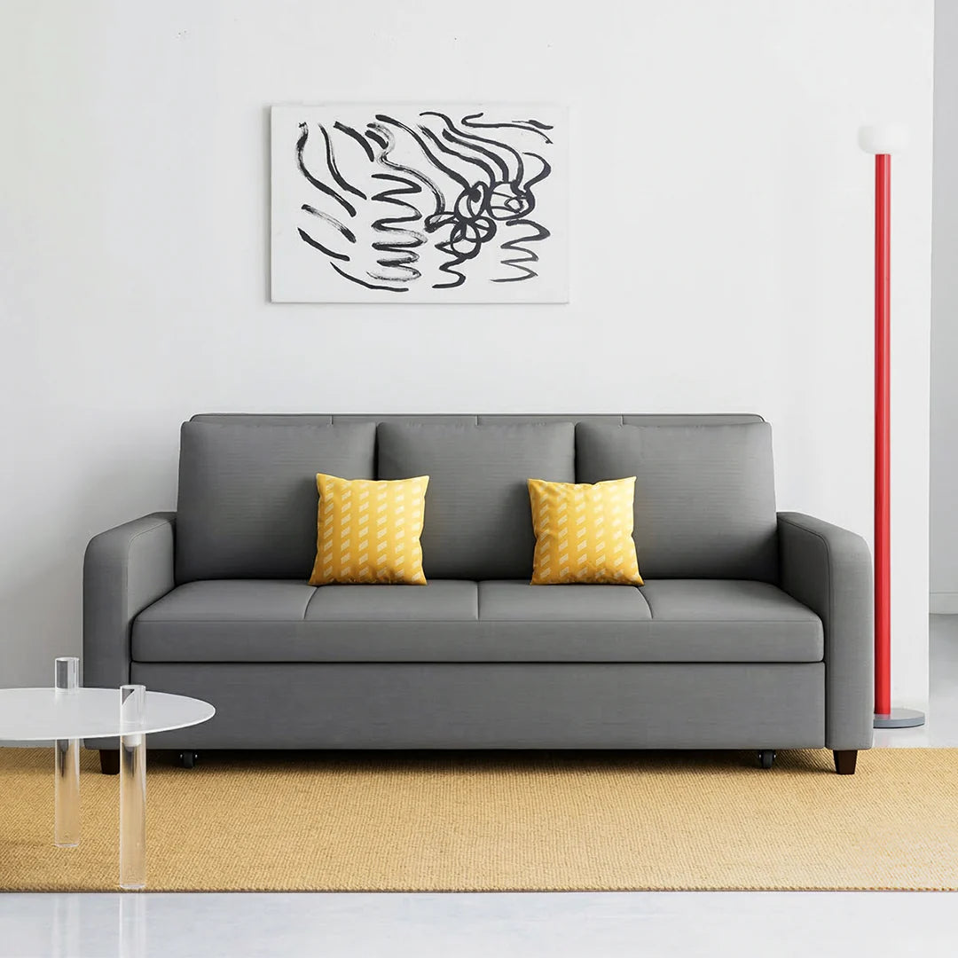 Gabriel Two Seater Sofa Bed, Linen