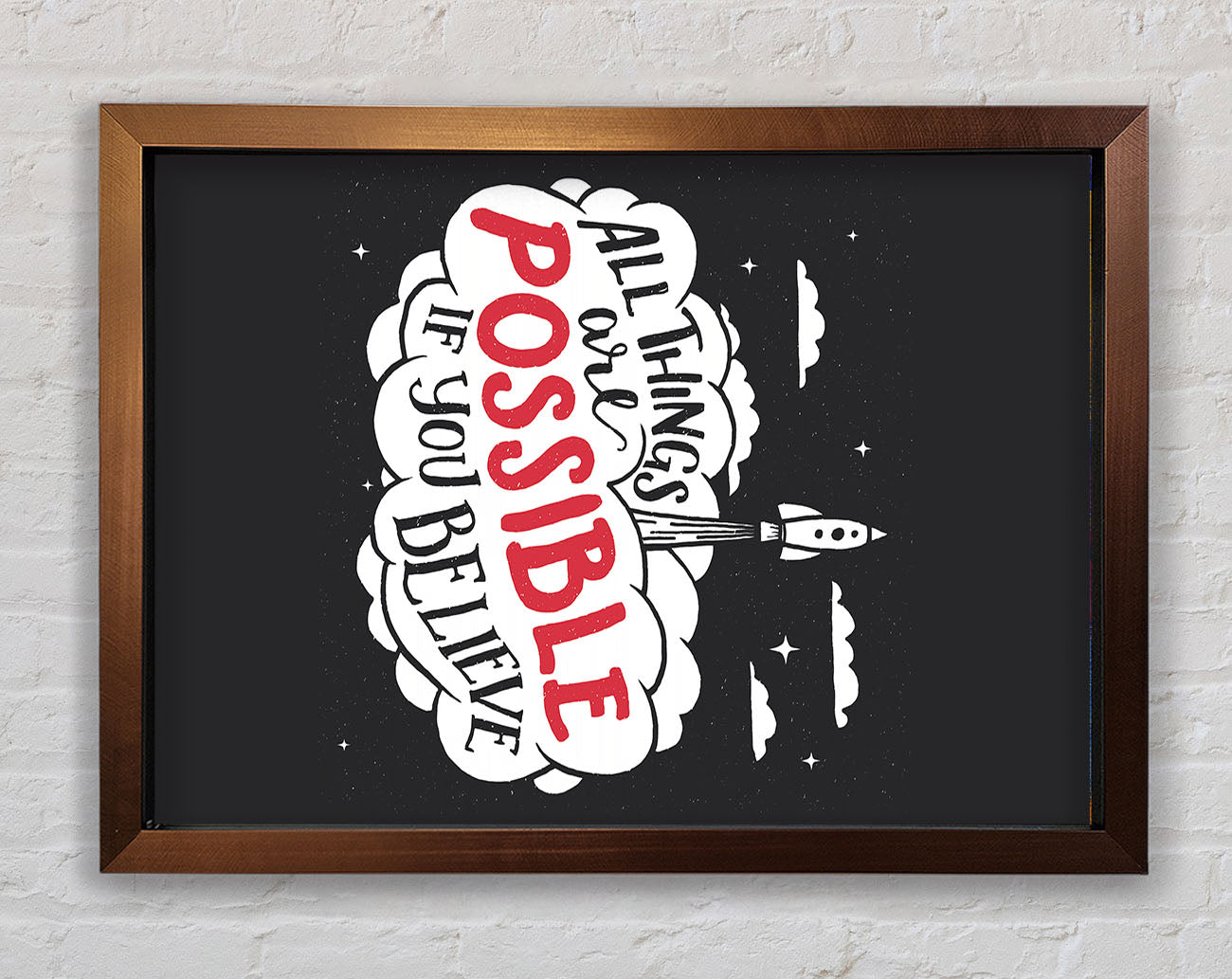All Things Are Possible Framed Wall Art