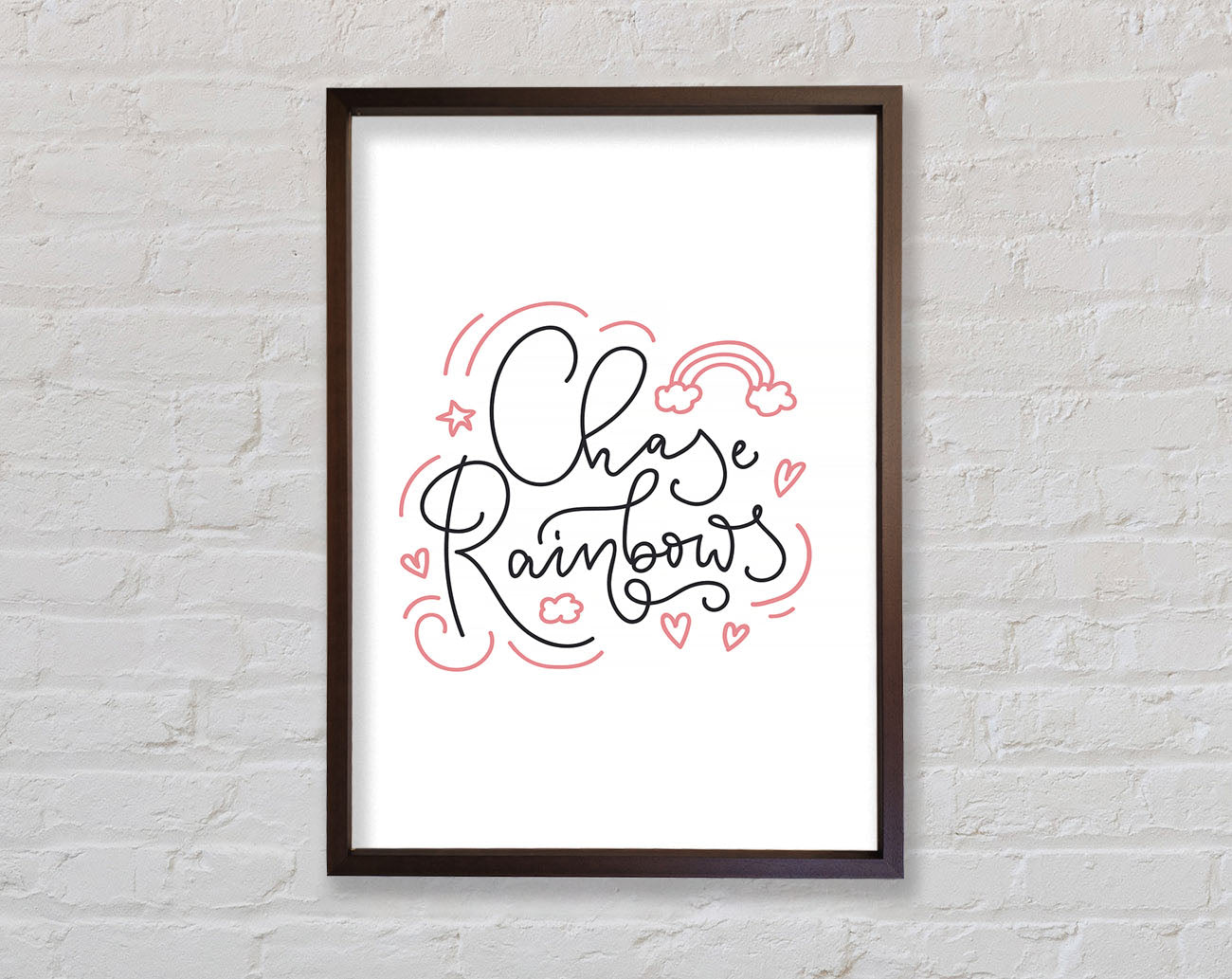 Chase Rainbows Framed Wall Art
