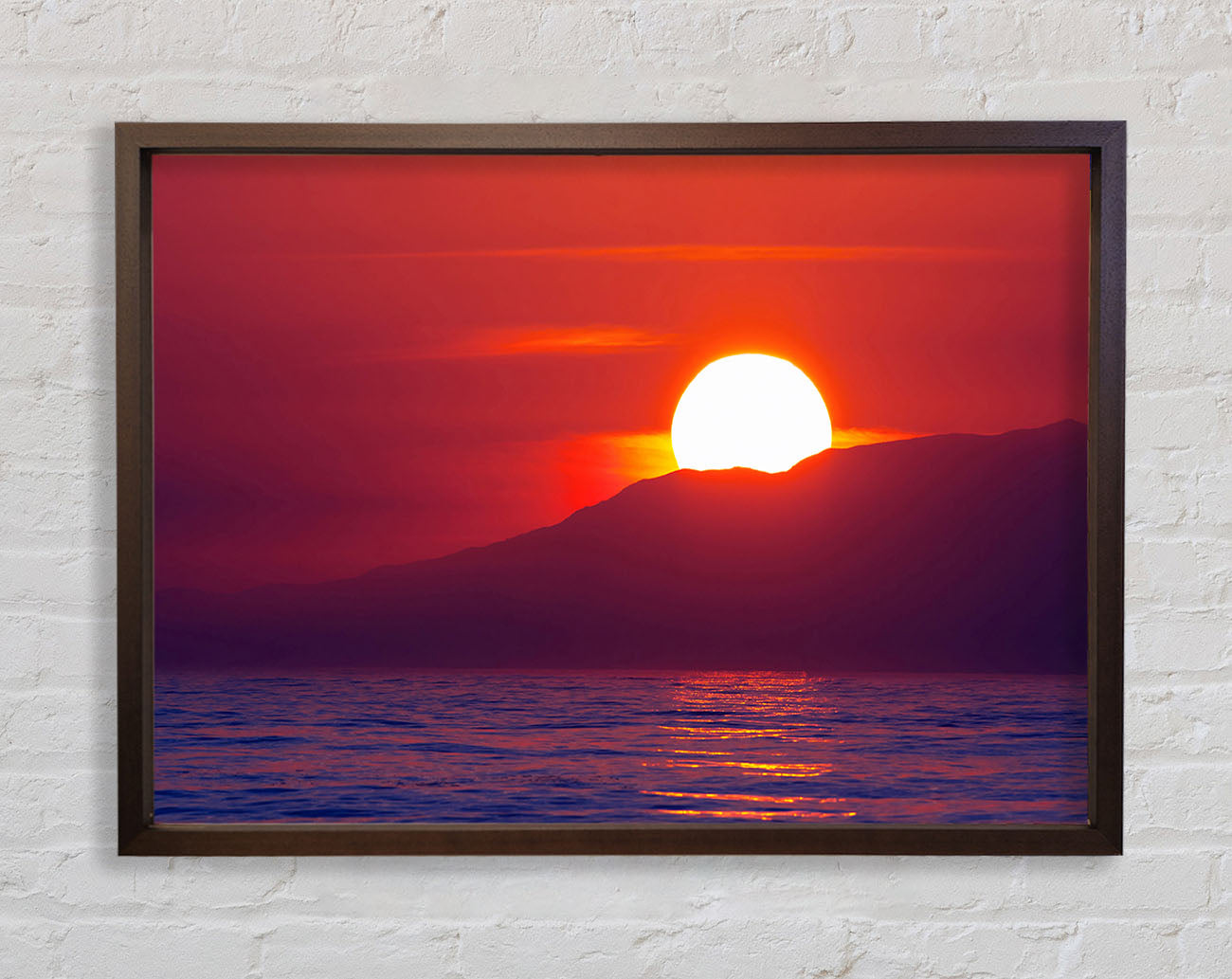 As The Sun Goes Down 1 Framed Wall Art