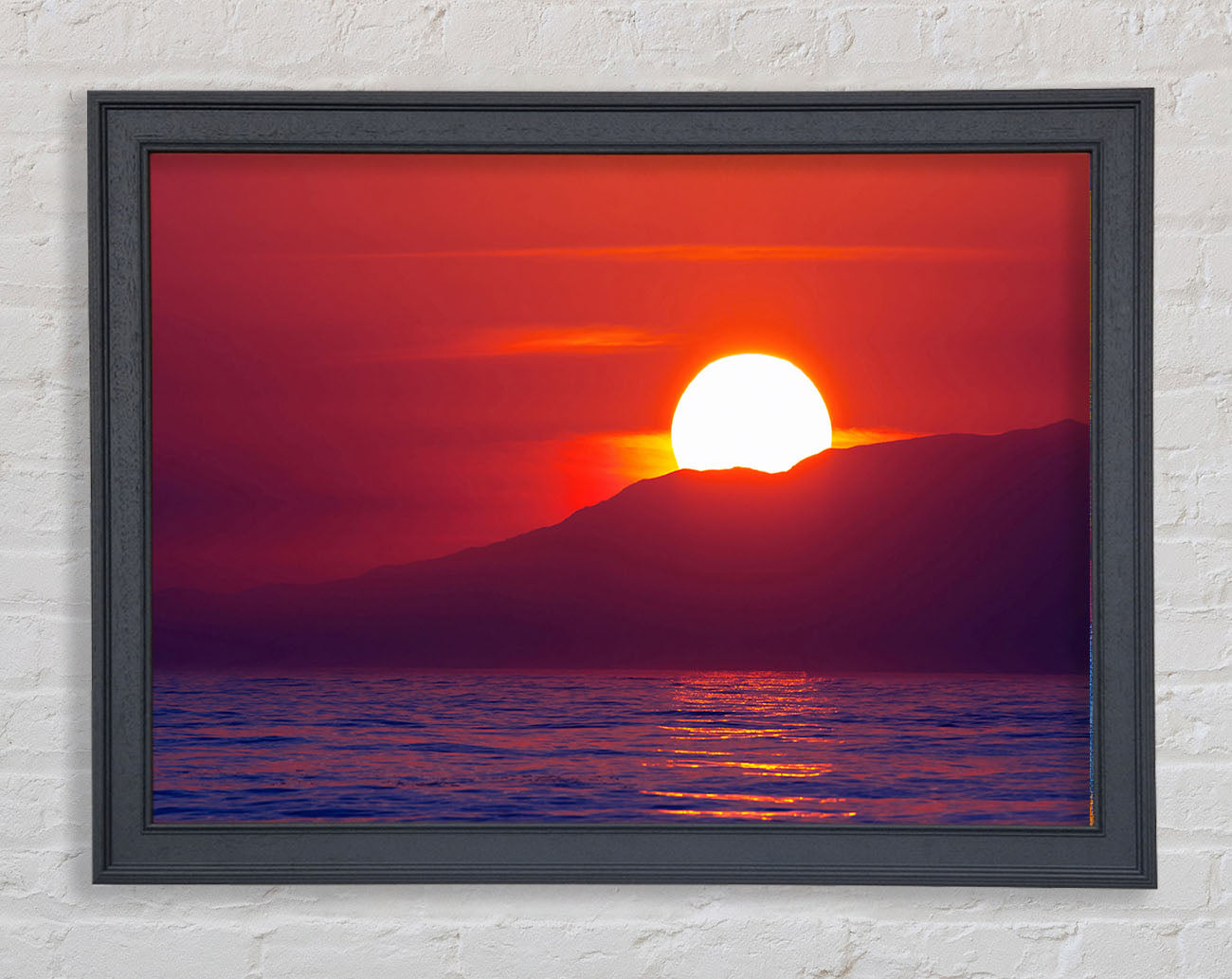 As The Sun Goes Down 1 Framed Wall Art