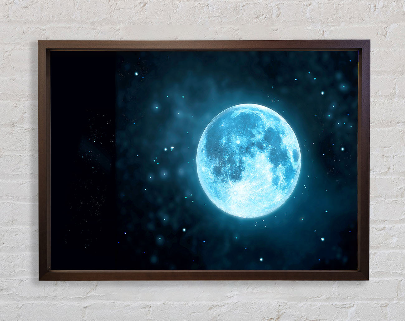 Blue Moon Framed Wall Art