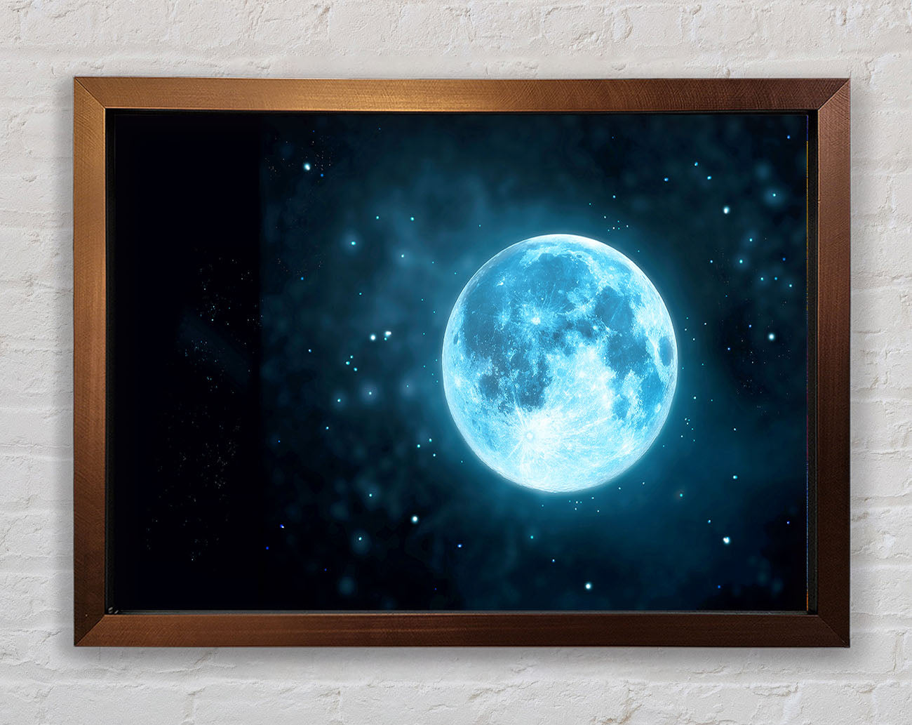 Blue Moon Framed Wall Art