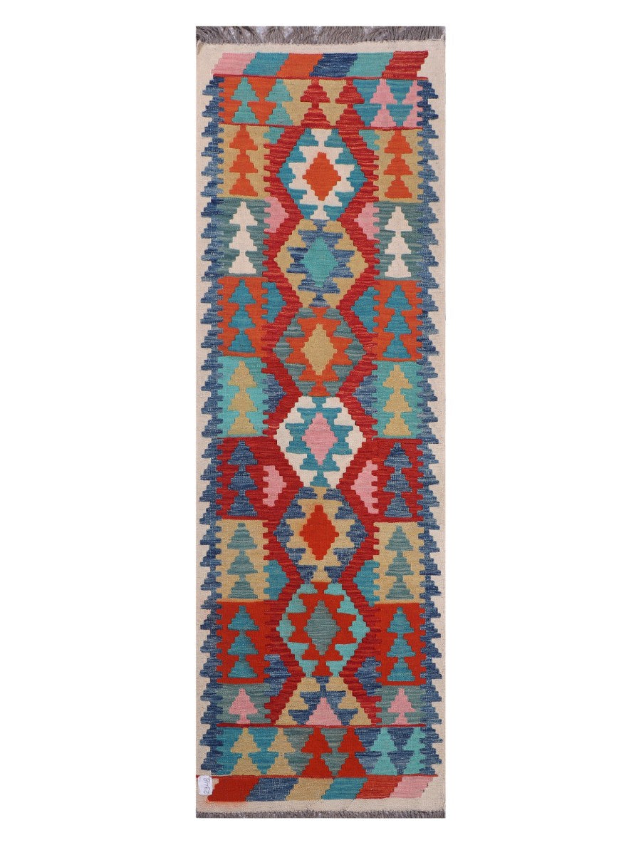 Maimana Kilim Runner - 244 x 77 cm