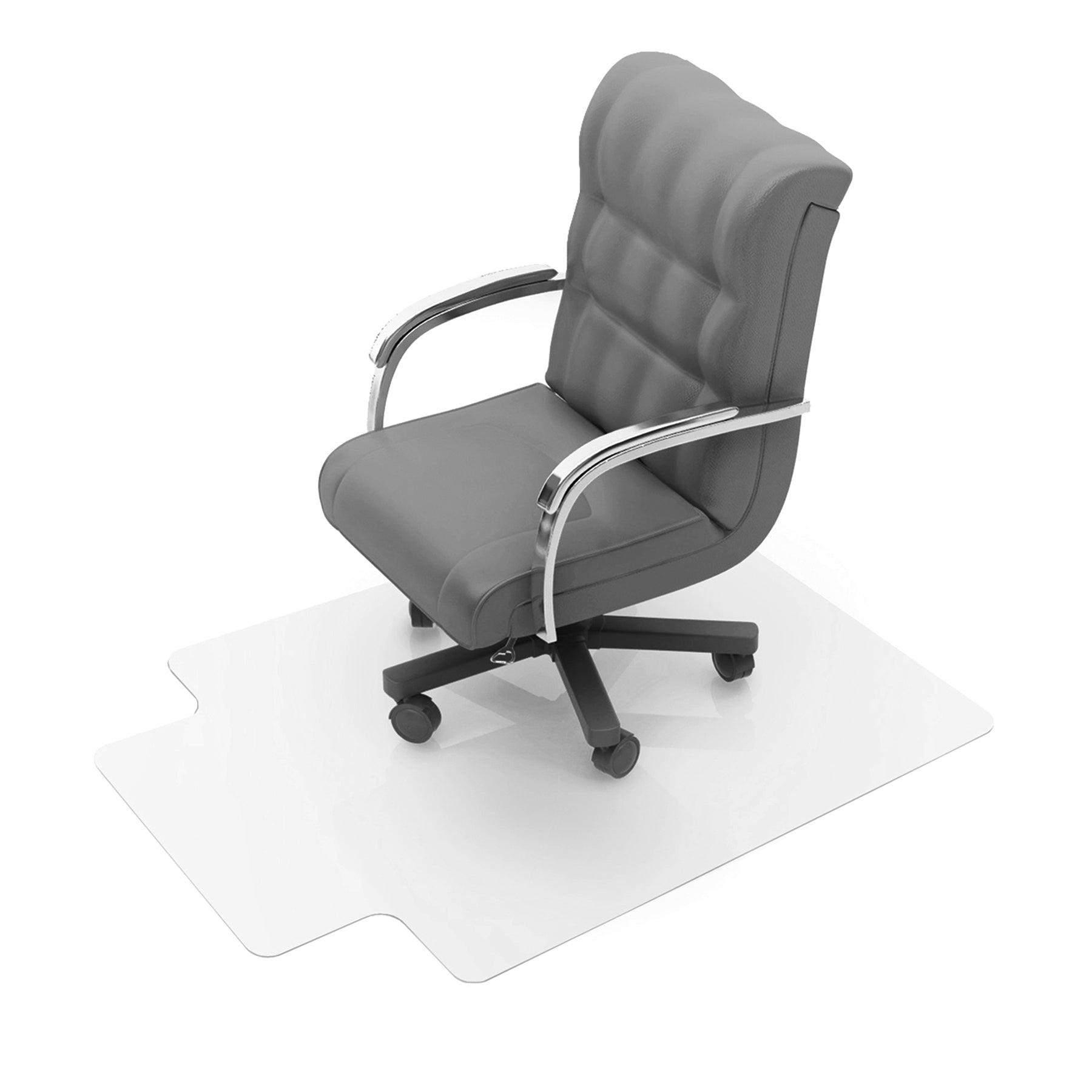 Advantagemat® Vinyl Lipped Chair Mat for Carpets up to 6mm - 90 x 120cm