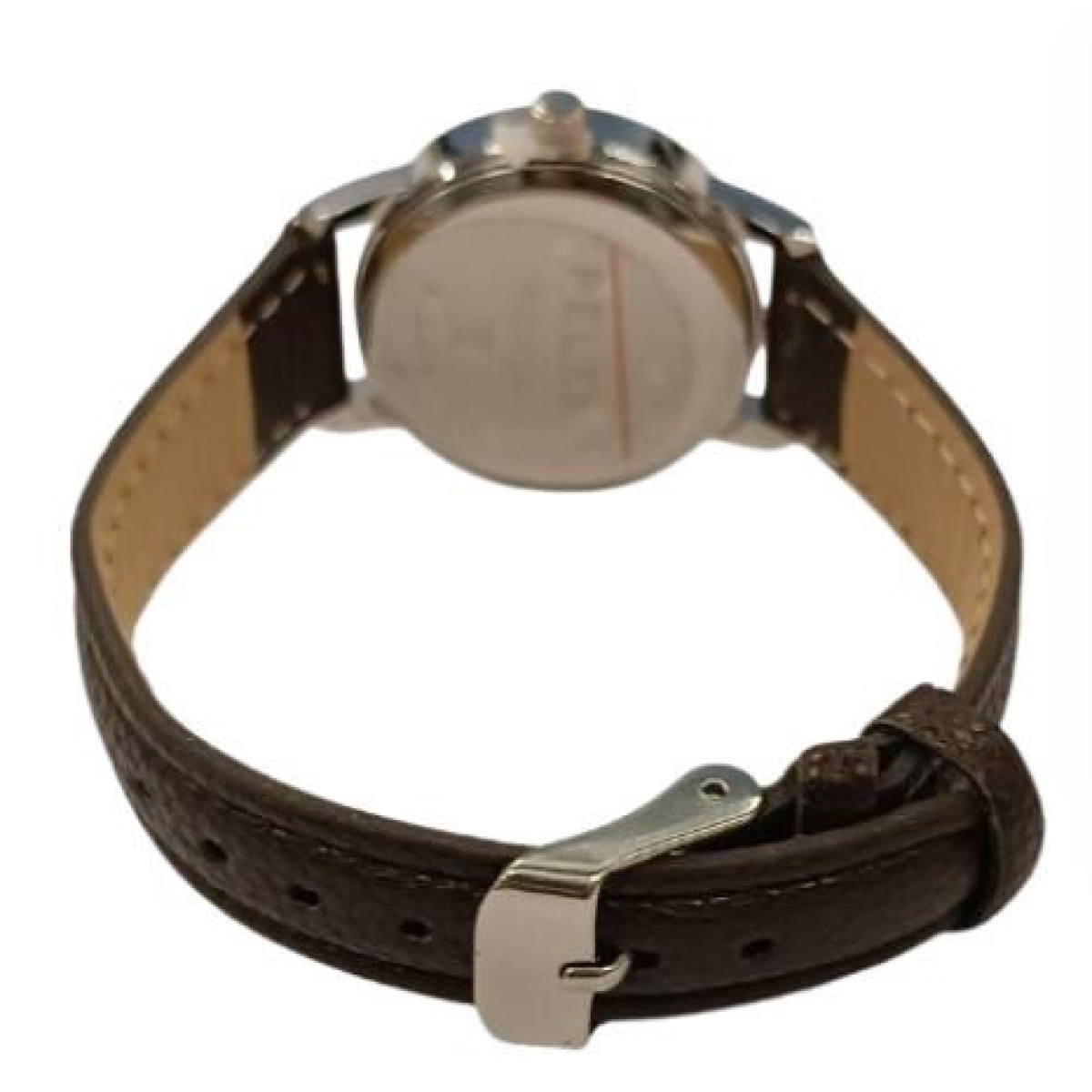 PELEX Ladies Basic Dark Brown Dial Brown Leather Strap Quartz Watch PLX-013-DBR