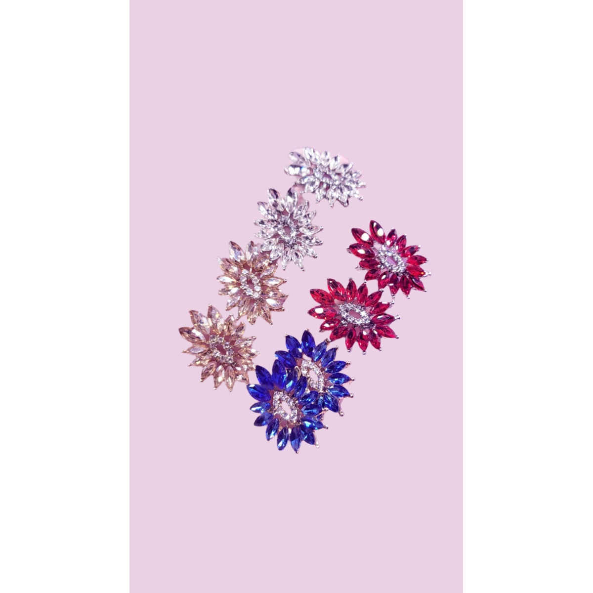 Impression Crystal Stud Earrings