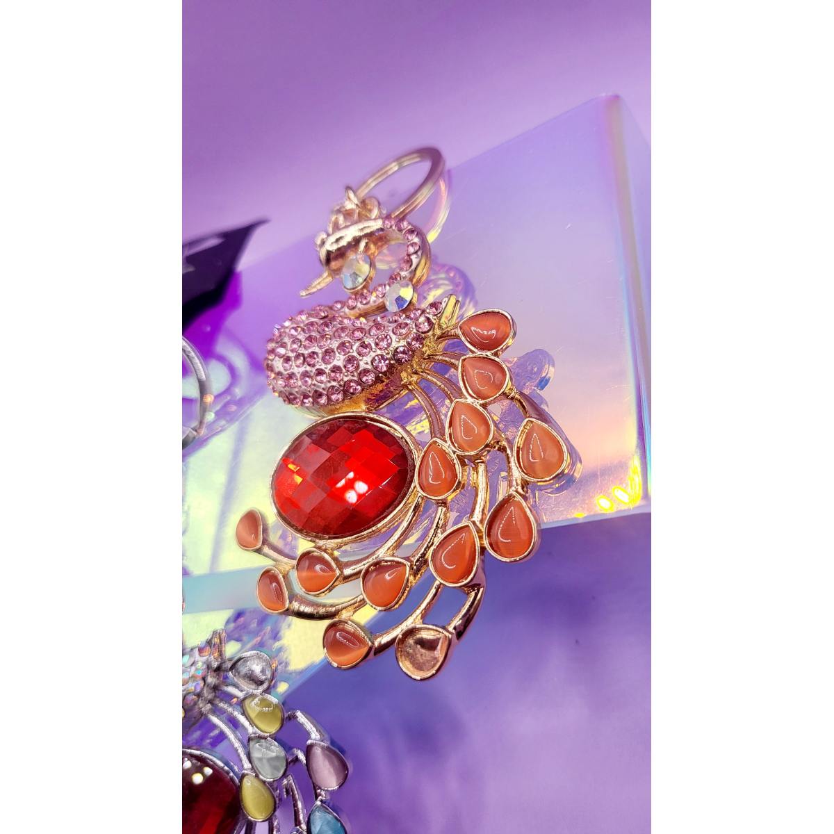 Peacock Key Ring