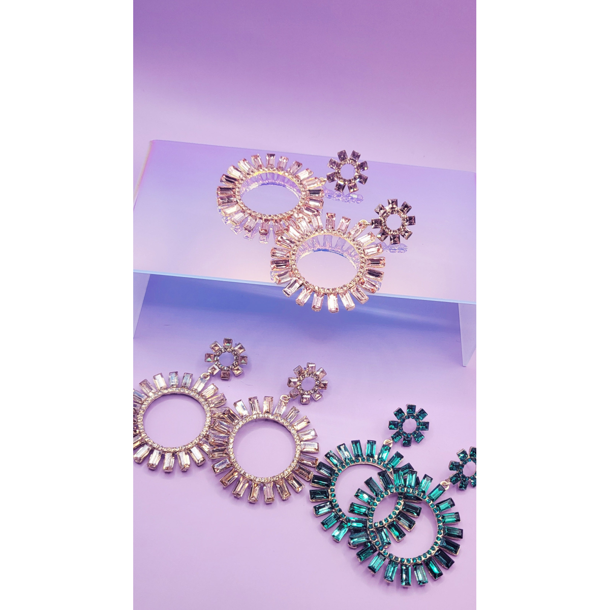 Dream Crystal Drop and Dangle Earrings