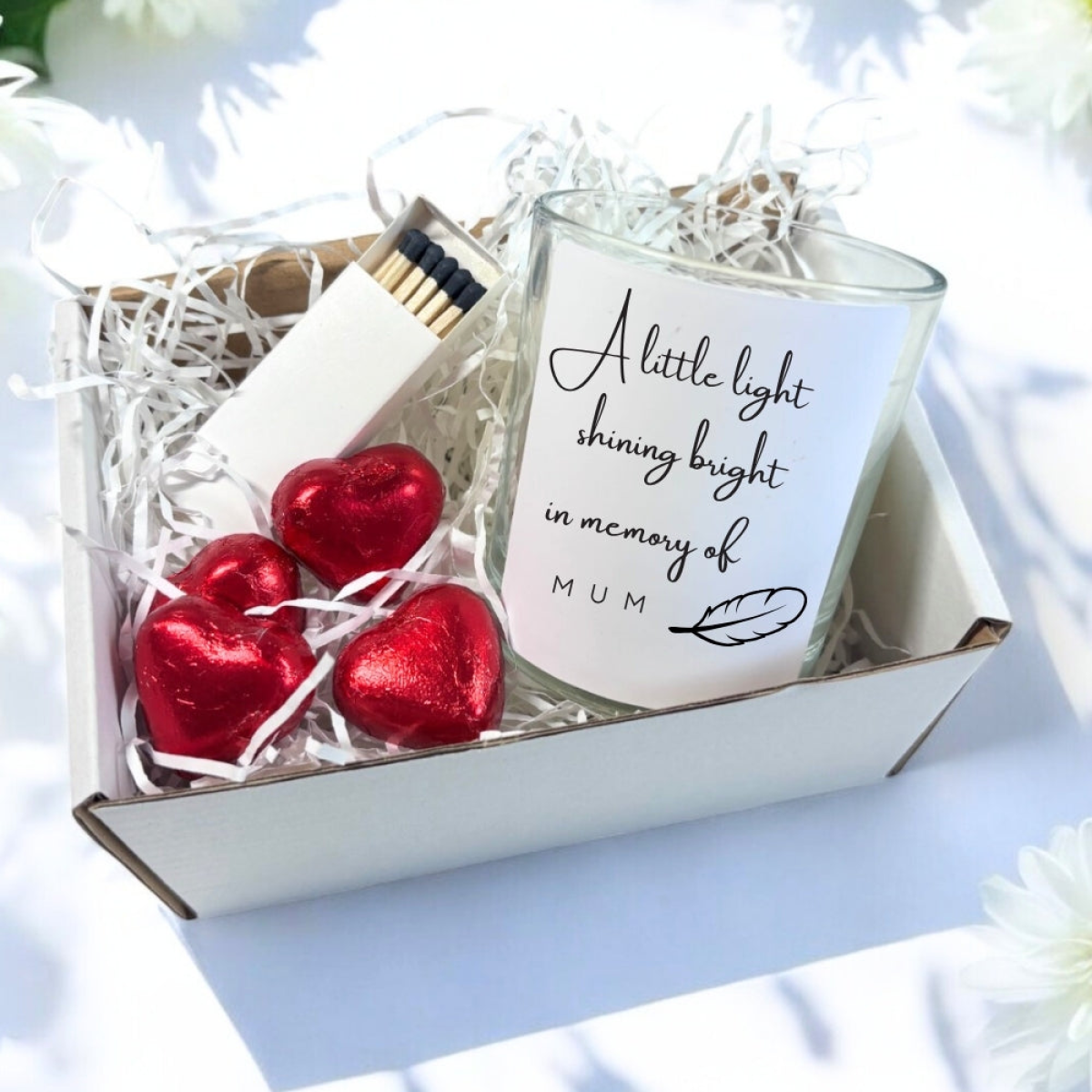 Memorial Candle Gift Set | In Memory of Mum, Dad, Gran, Grandad