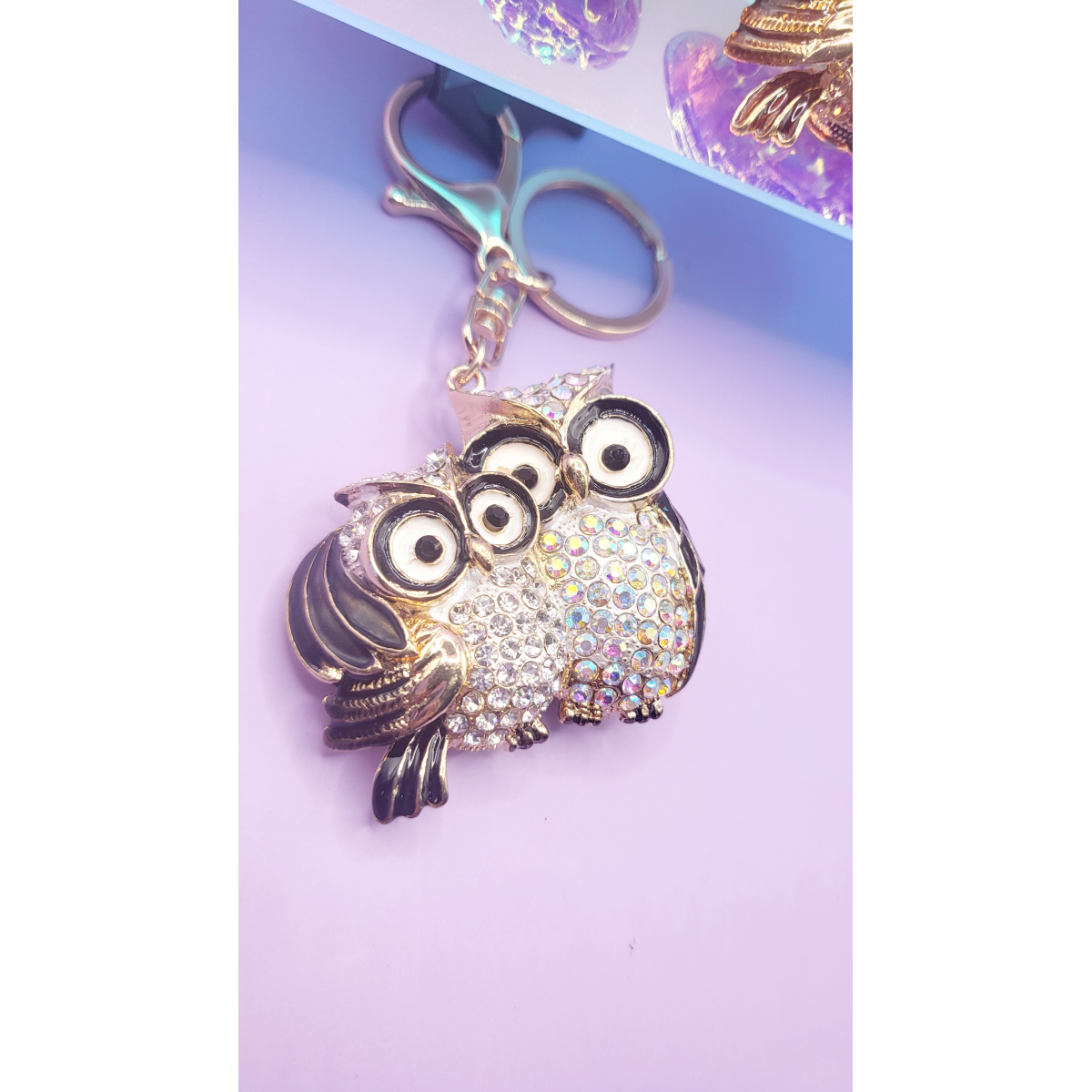 Owl & Baby Owl Key Ring