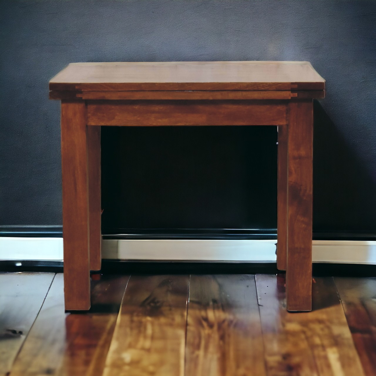 Artisan Furniture Solid Mango Wood Chestnut Butterfly Dining Table
