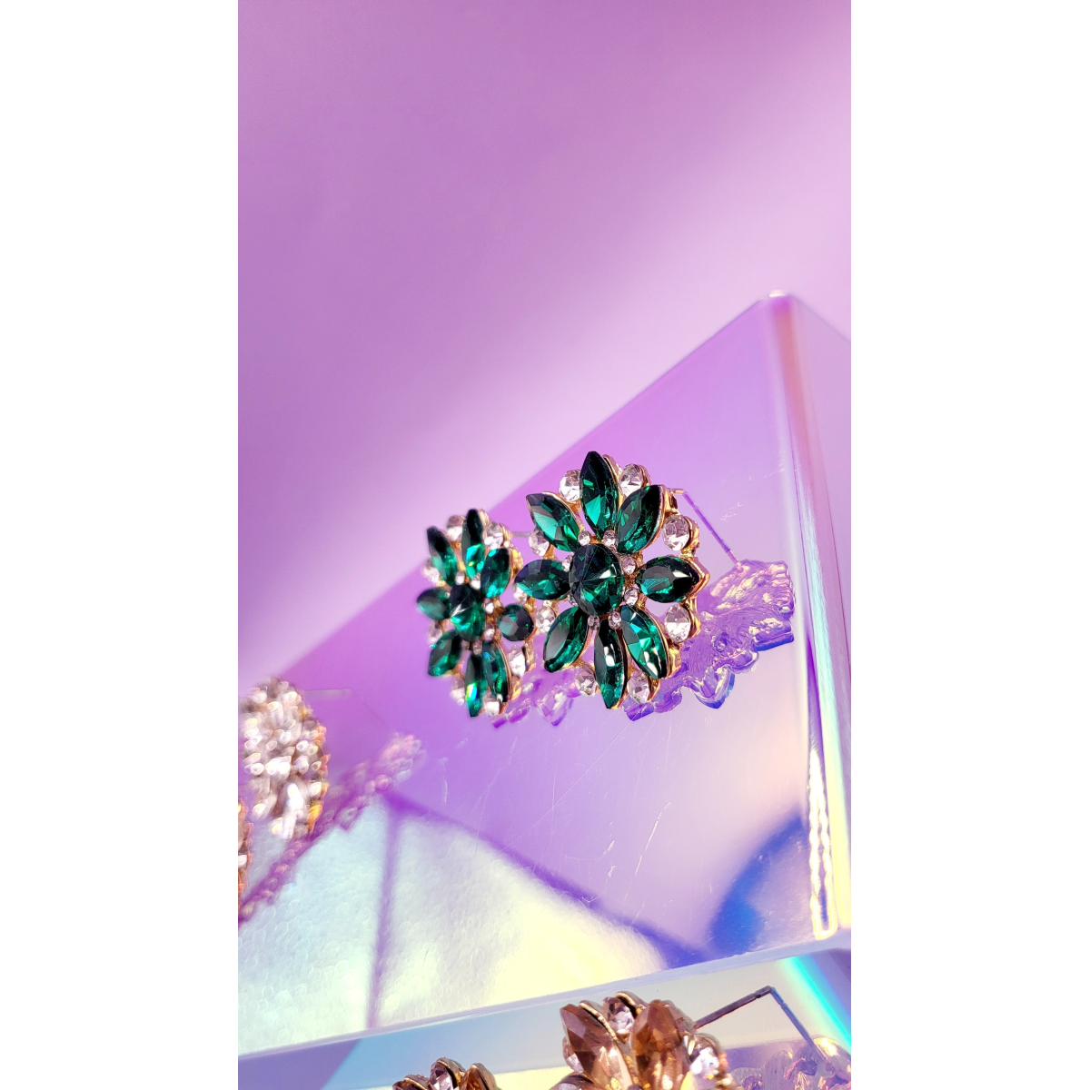 Spark Crystal Stud Earrings