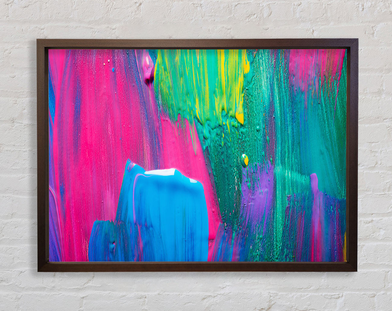 Bold paint strokes Framed Wall Art