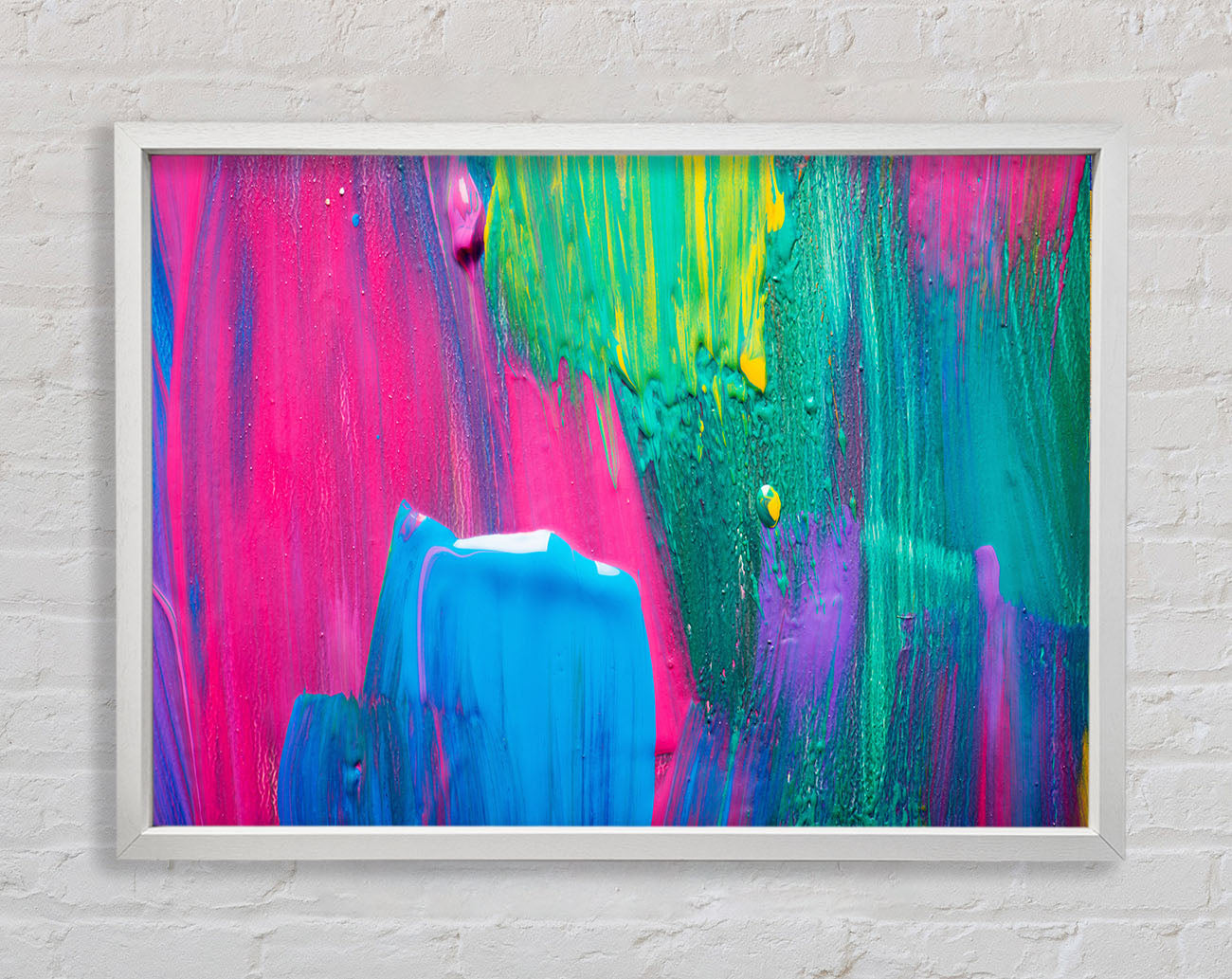 Bold paint strokes Framed Wall Art