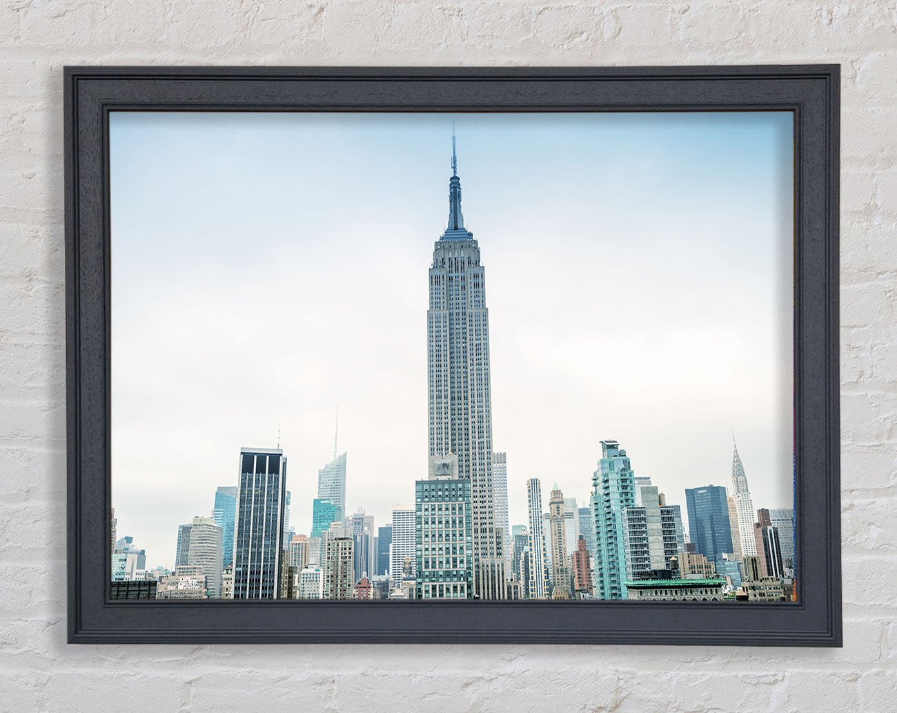 City in the distance Framed Wall Art