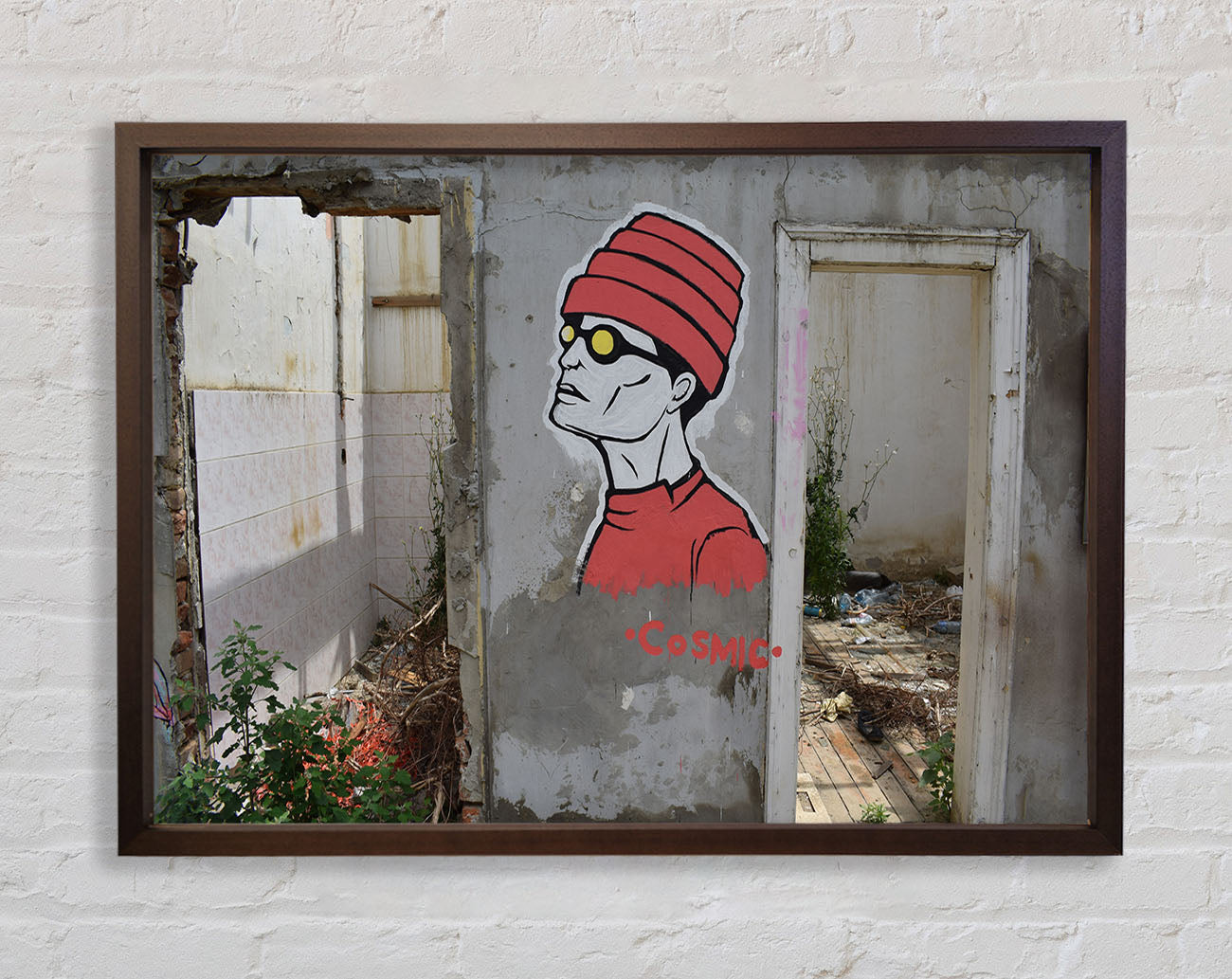 Cosmic ruins Framed Wall Art