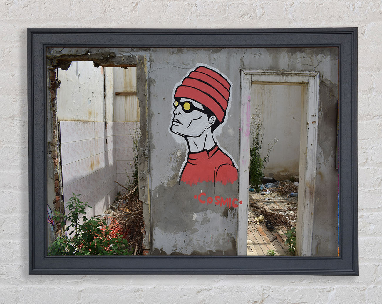 Cosmic ruins Framed Wall Art