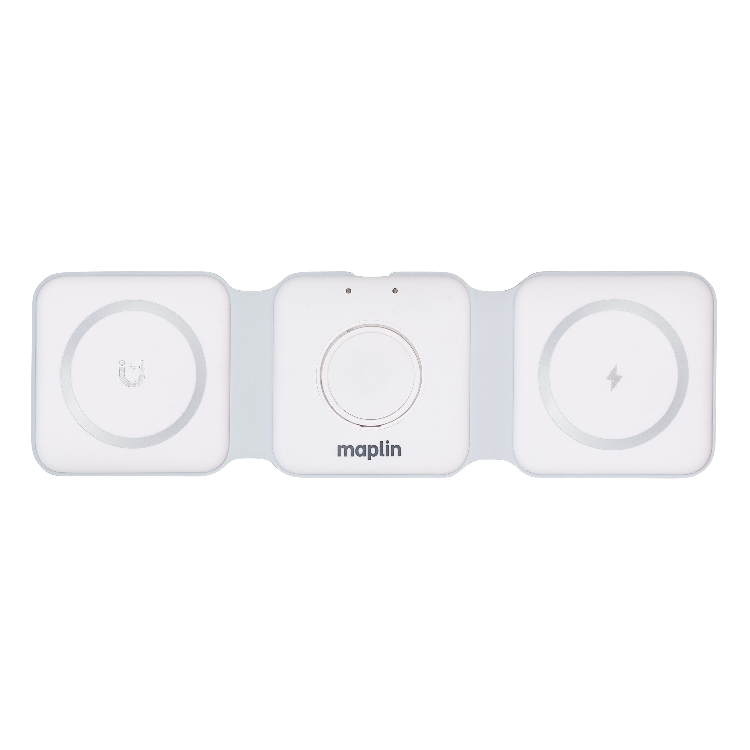 Maplin 3-in-1 Magnetic Wireless Charging Mat for Phone / Earbuds / Watch