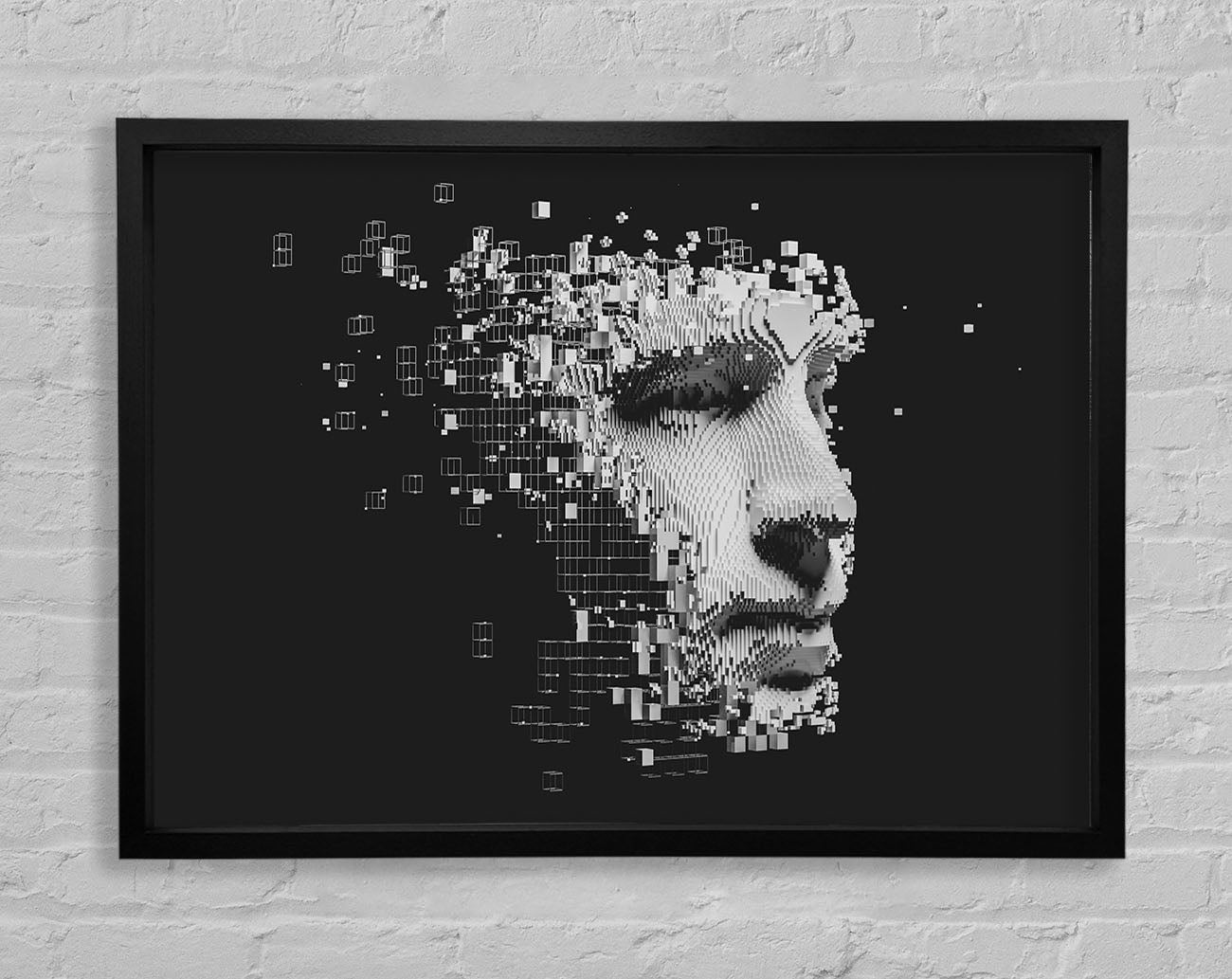 Break Away Face Framed Wall Art